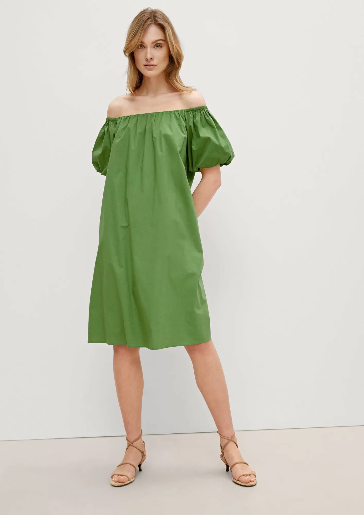 Outlet Comma Kleid Mit Raffung