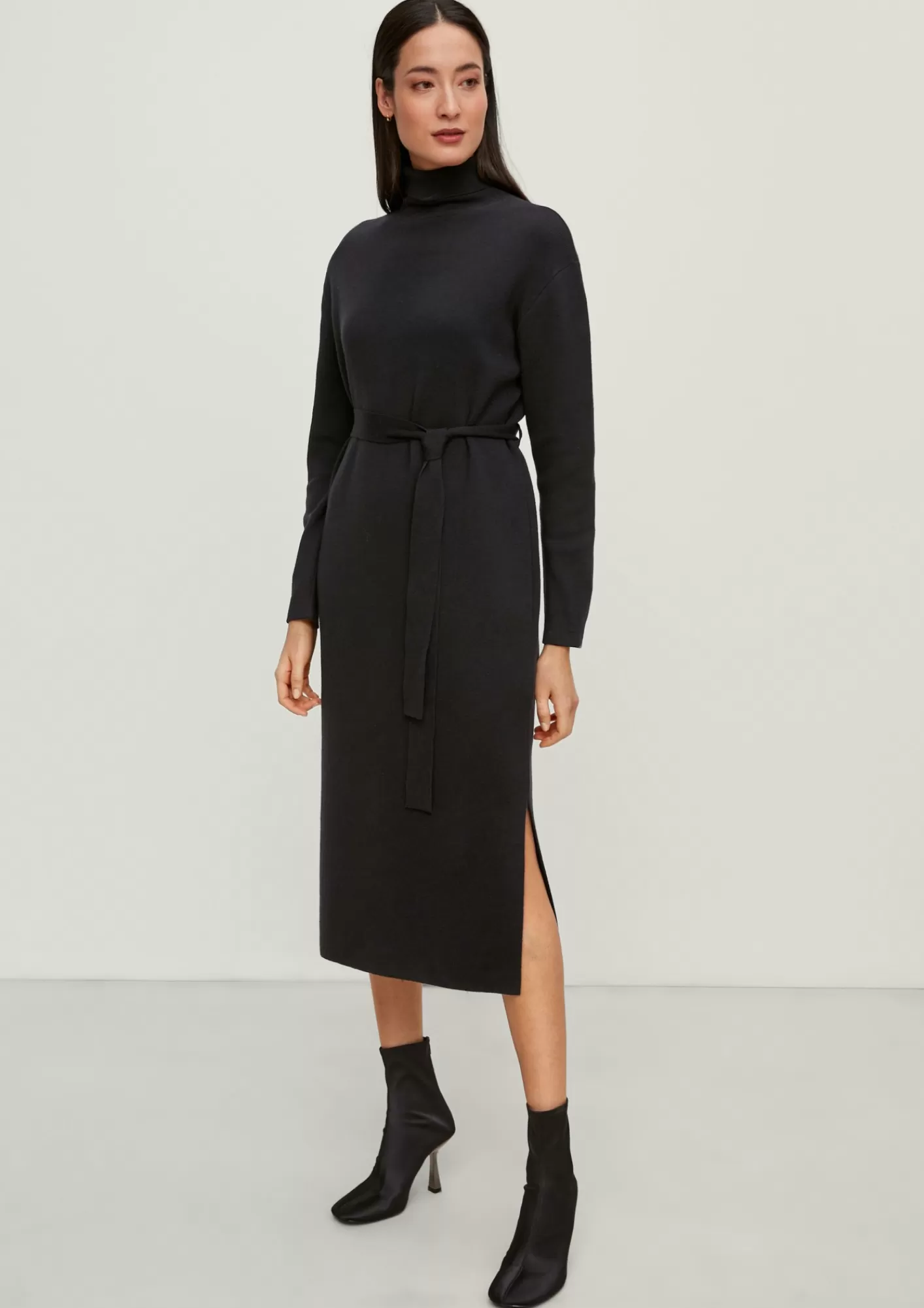 Shop Comma Kleid Mit Rollsaum