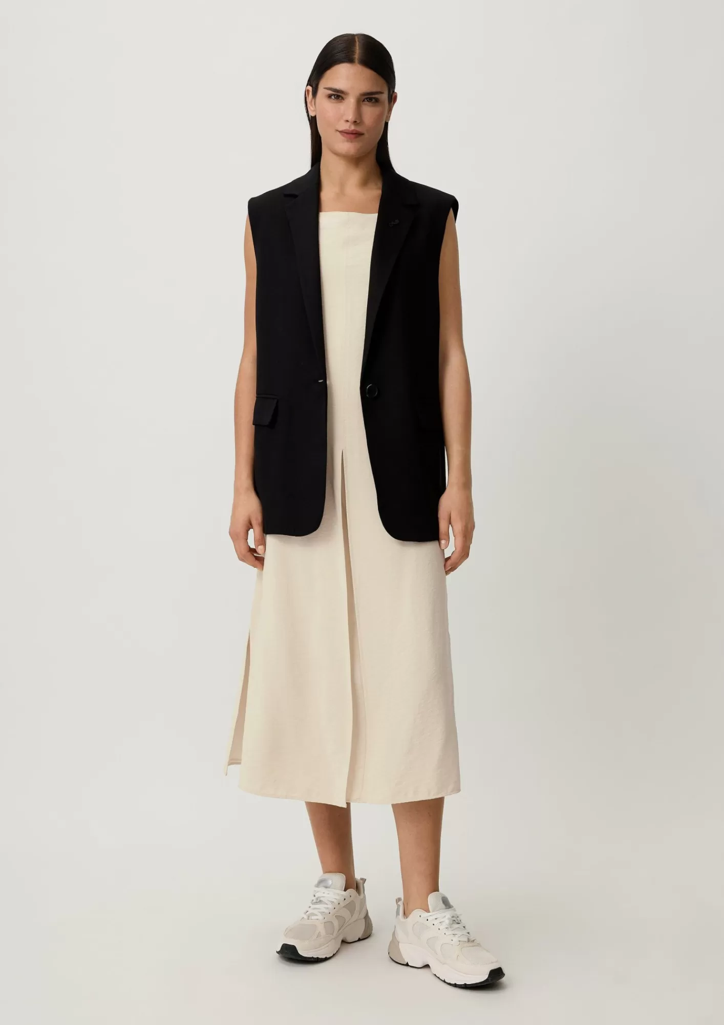 Flash Sale Comma Kleid Mit Ruckenausschnitt