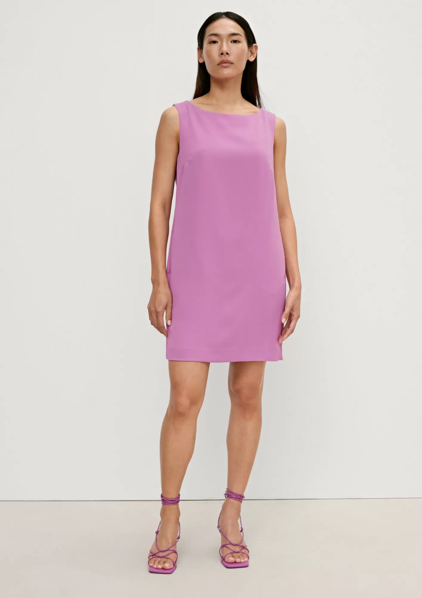 Best Sale Comma Kleid Mit U-Boot-Ausschnitt