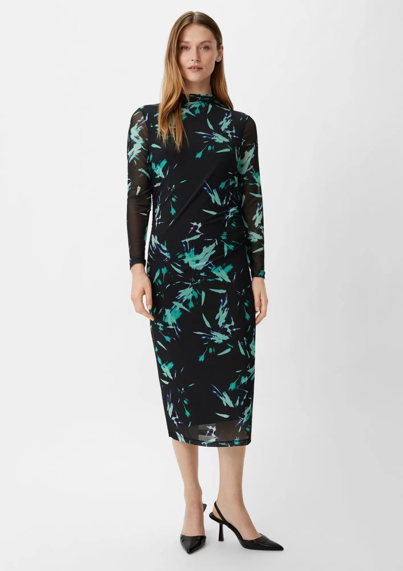 Shop Comma Kleid Mit Viskosefutter