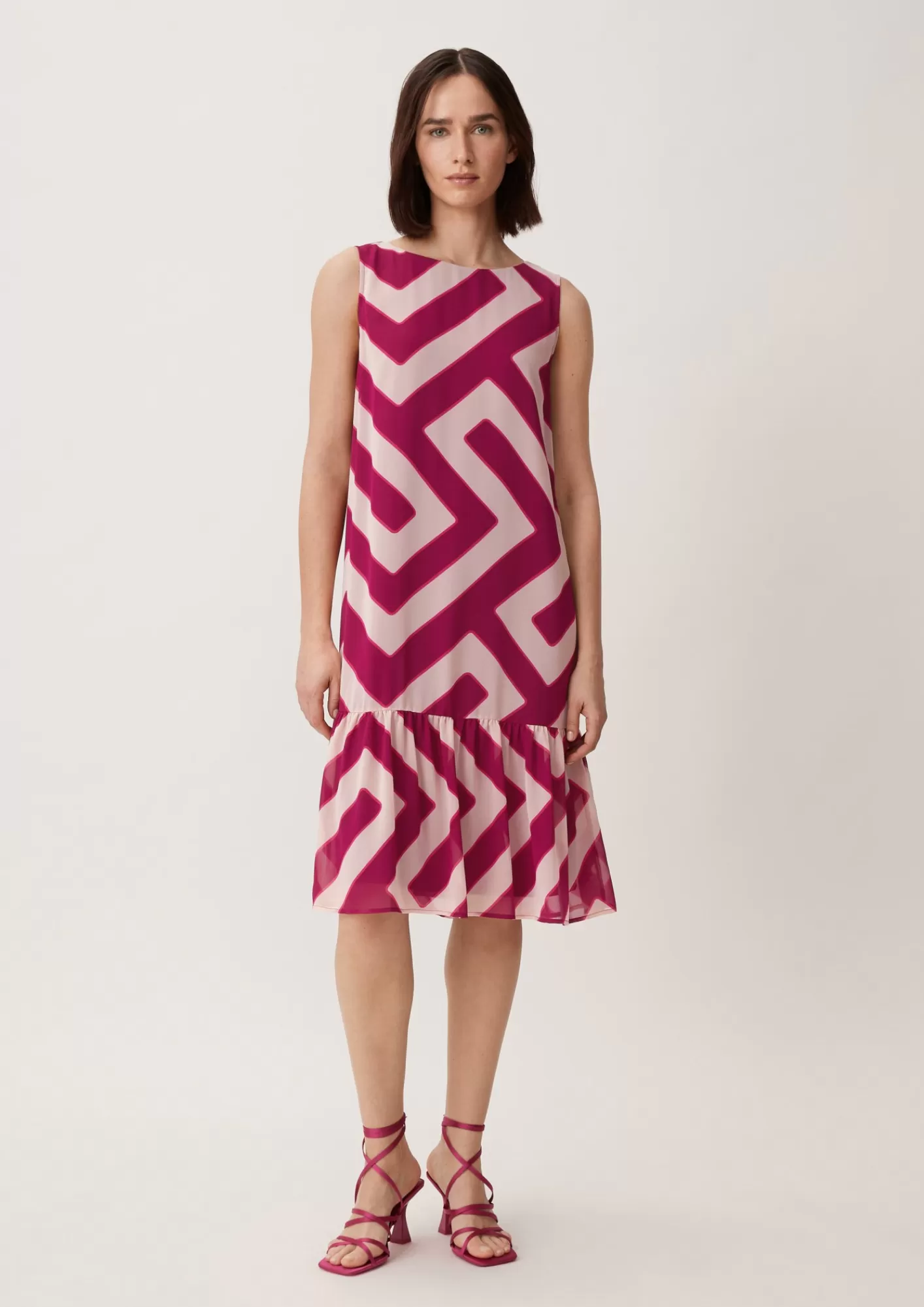 Fashion Comma Kleid Mit Volants