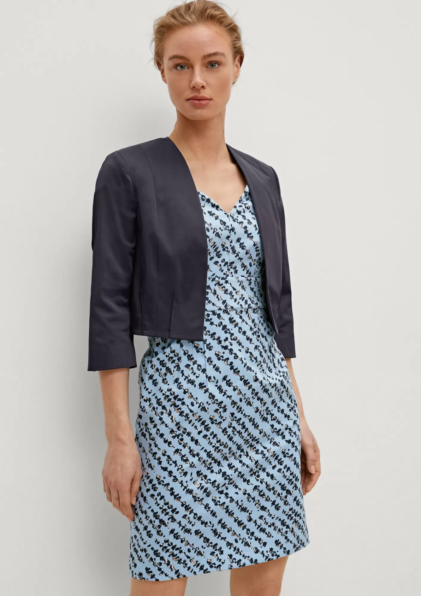 Cheap Comma Kurzblazer Aus Satin