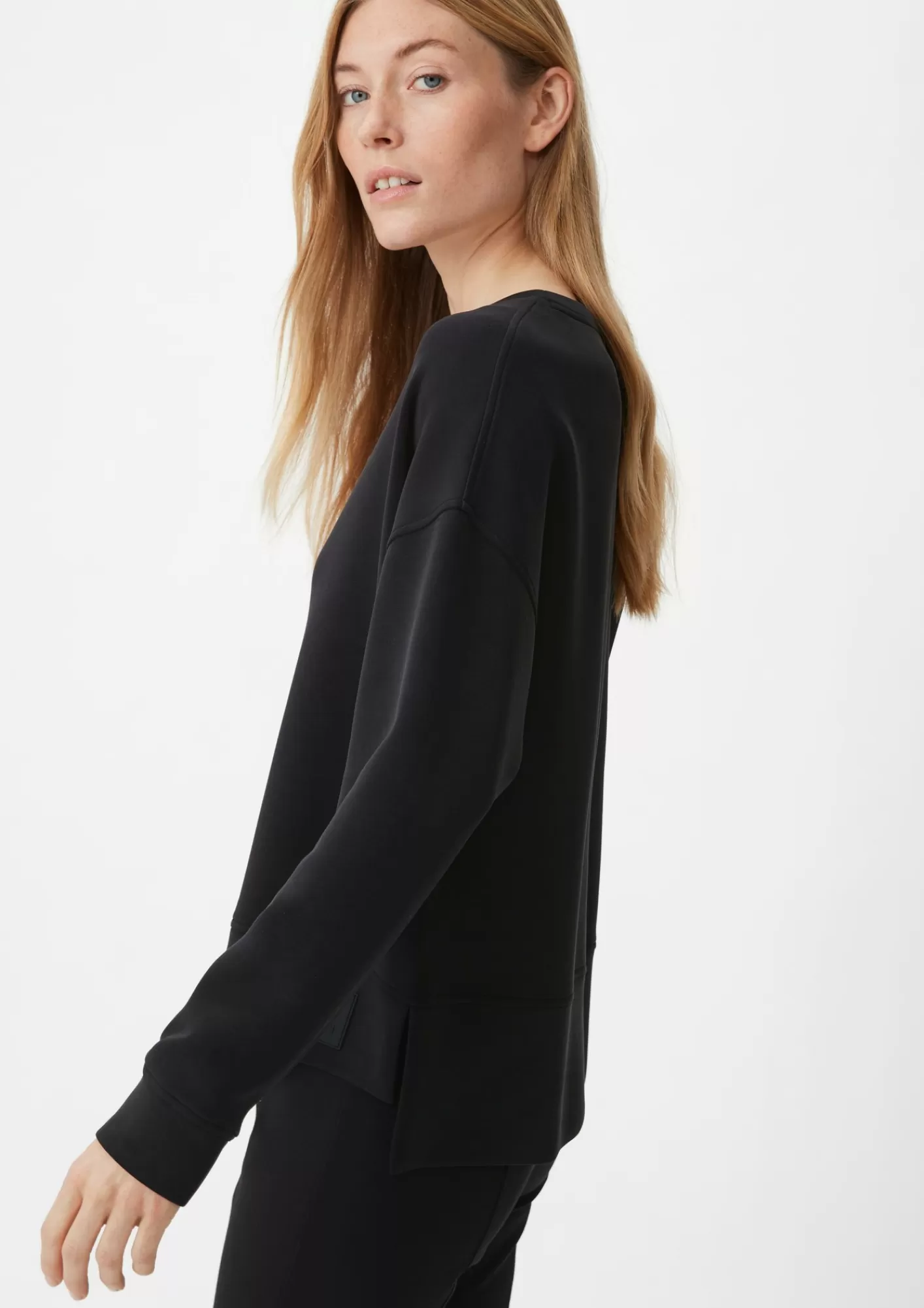 Sale Comma Langarmshirt Aus Modalmix