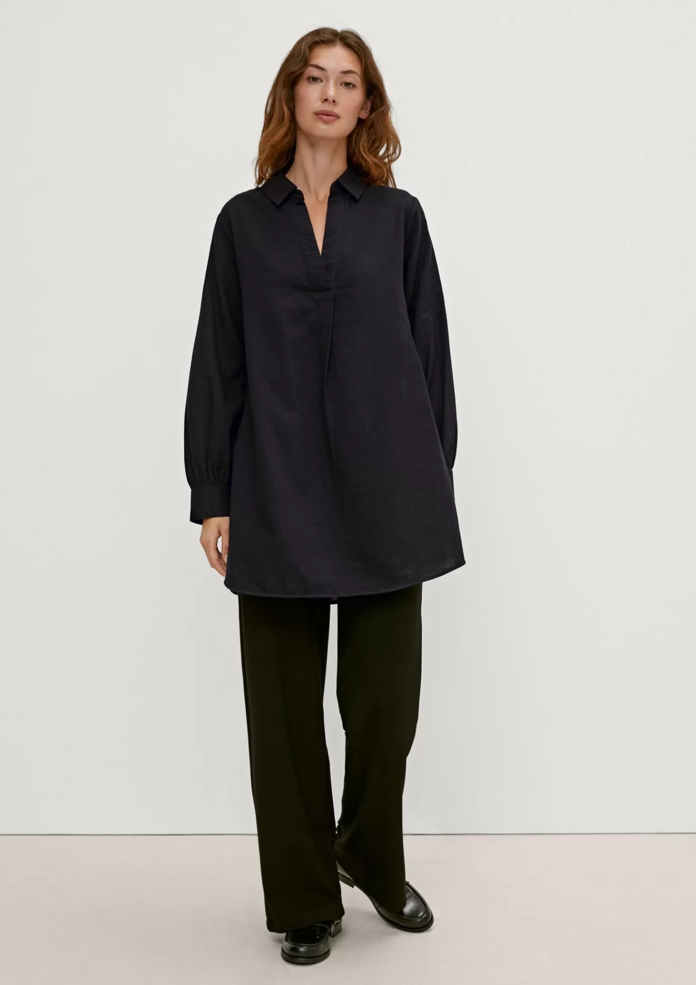Best Sale Comma Lange Baumwollbluse