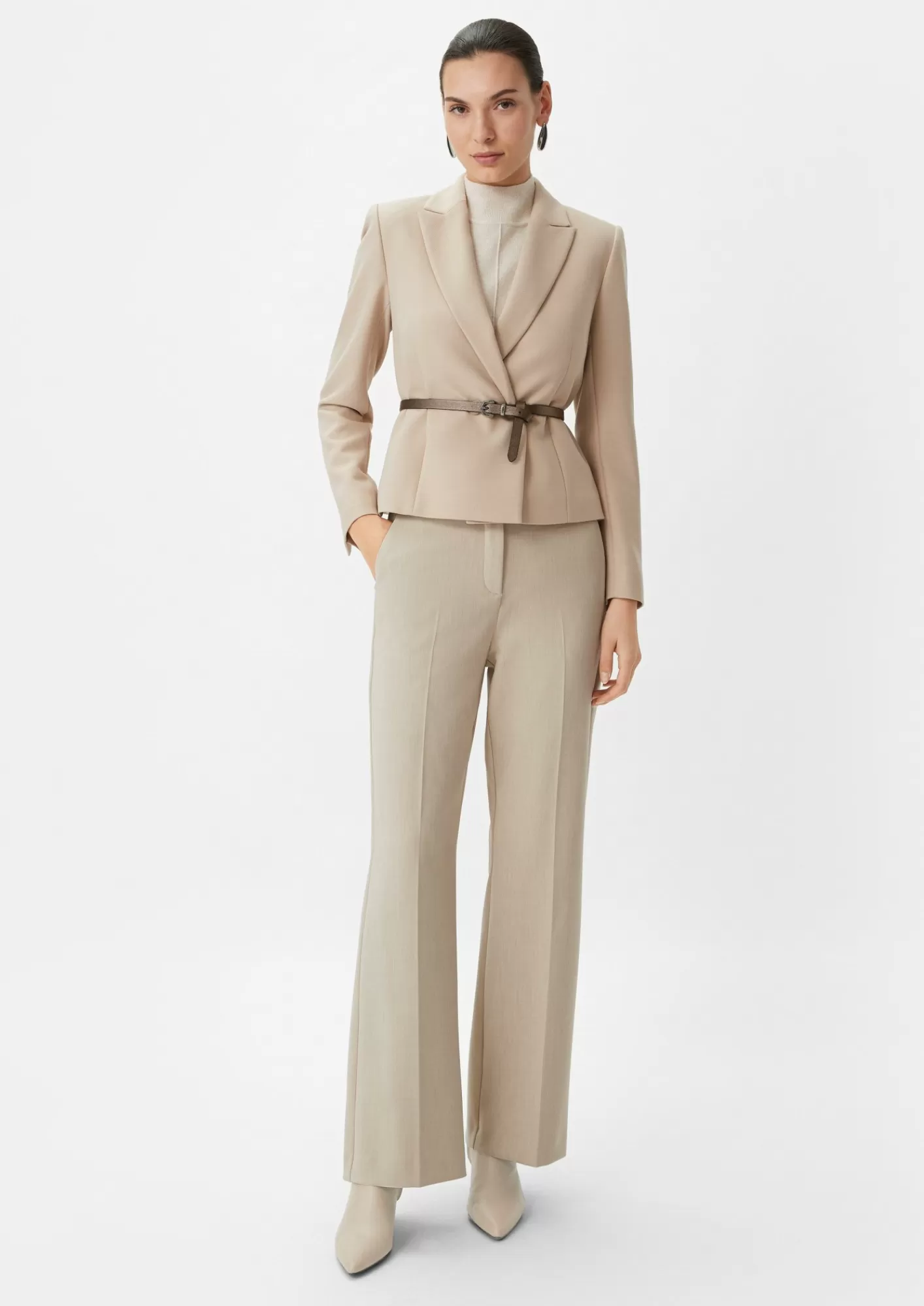 Fashion Comma Ledergurtel Mit Dornschliese