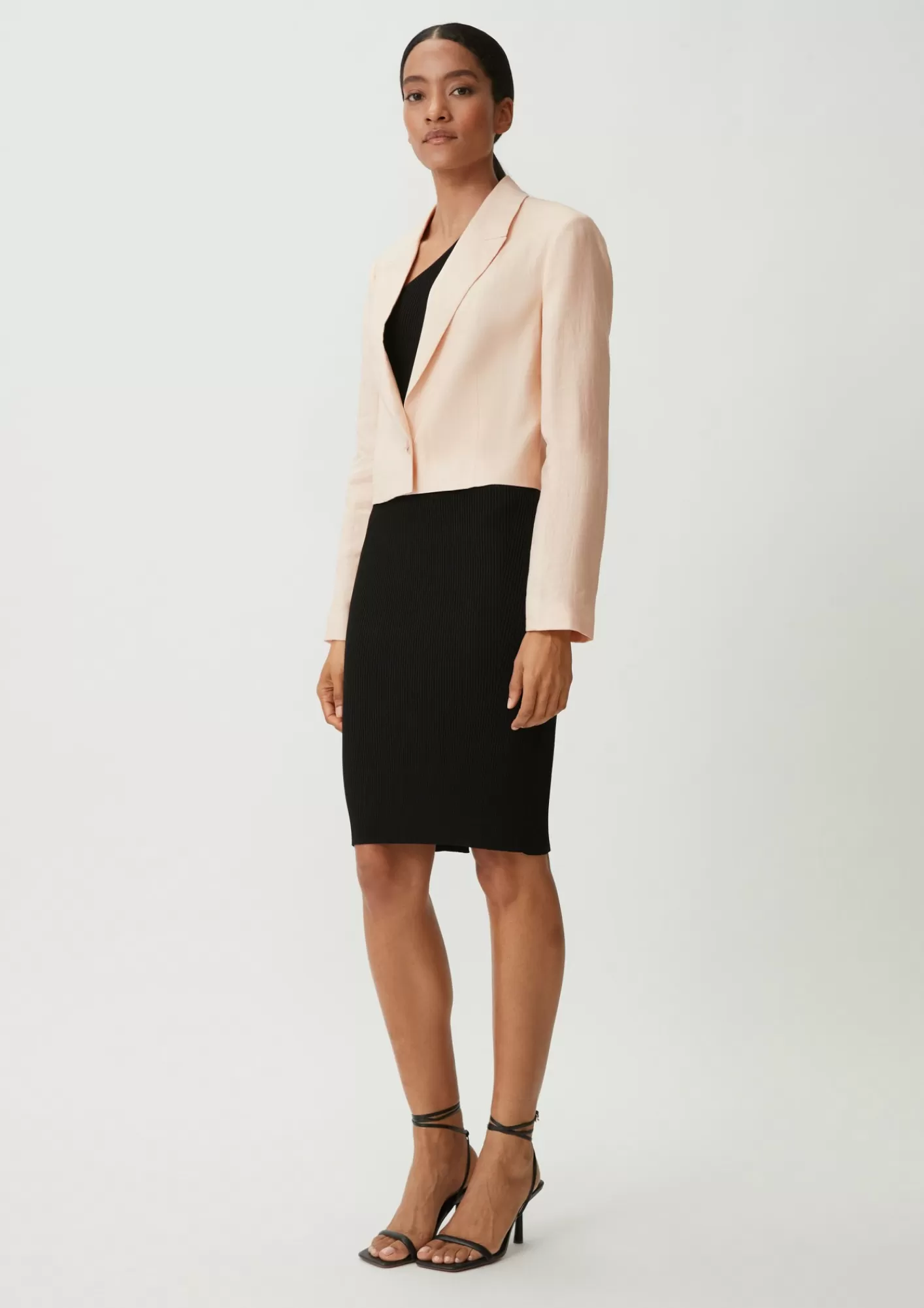 Fashion Comma Leinenblazer Im Boxy-Style