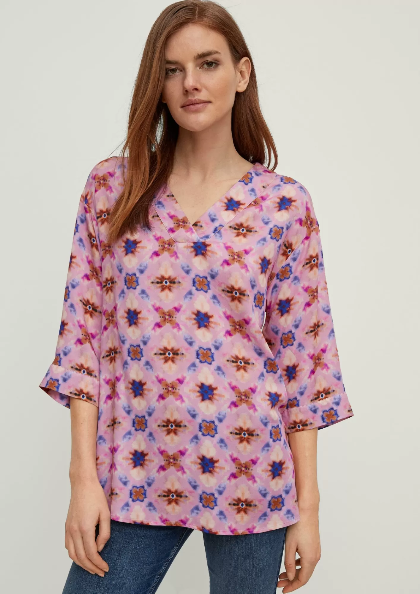Flash Sale Comma Lockere Bluse Aus Viskose