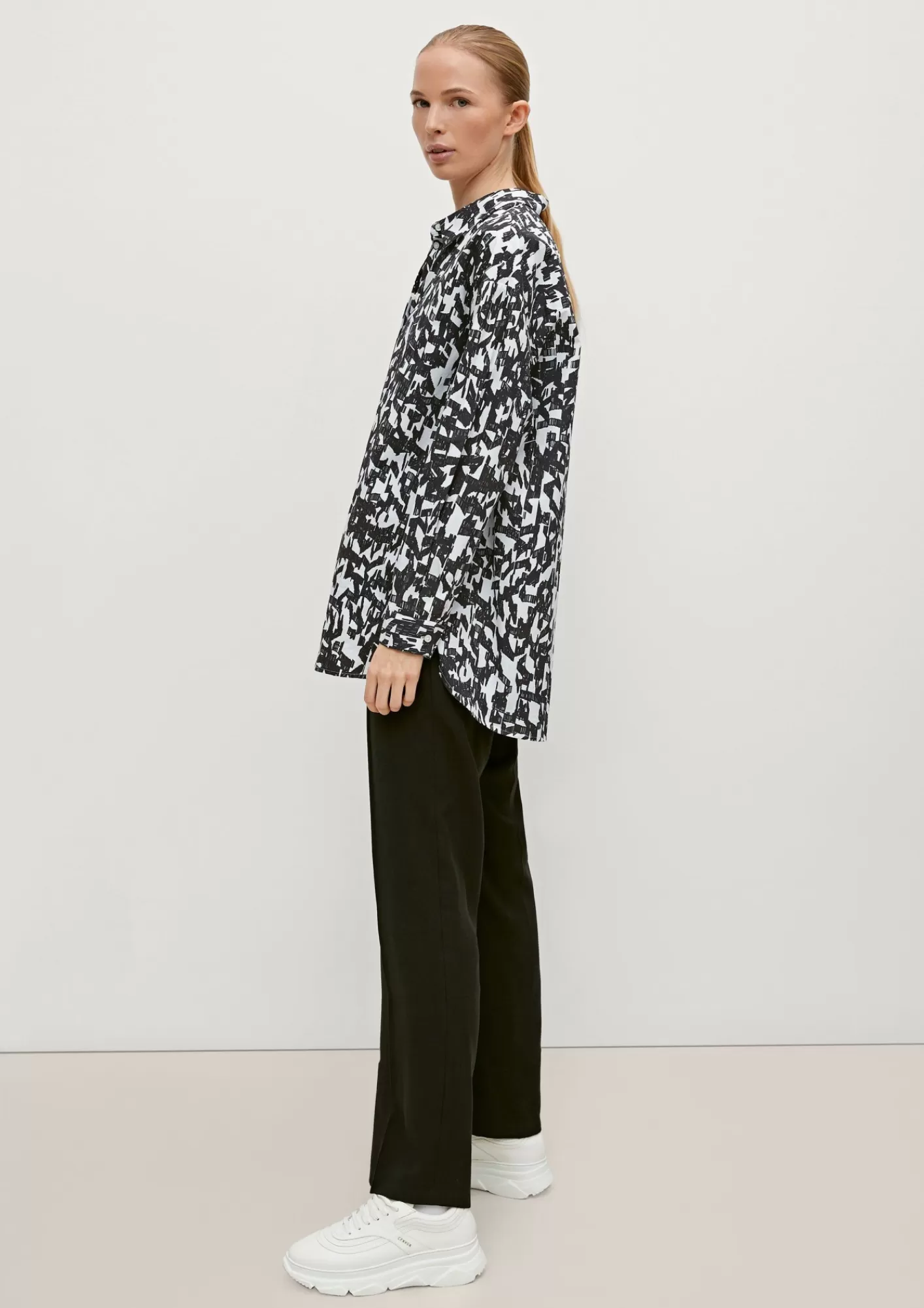 Flash Sale Comma Longbluse Aus Popeline