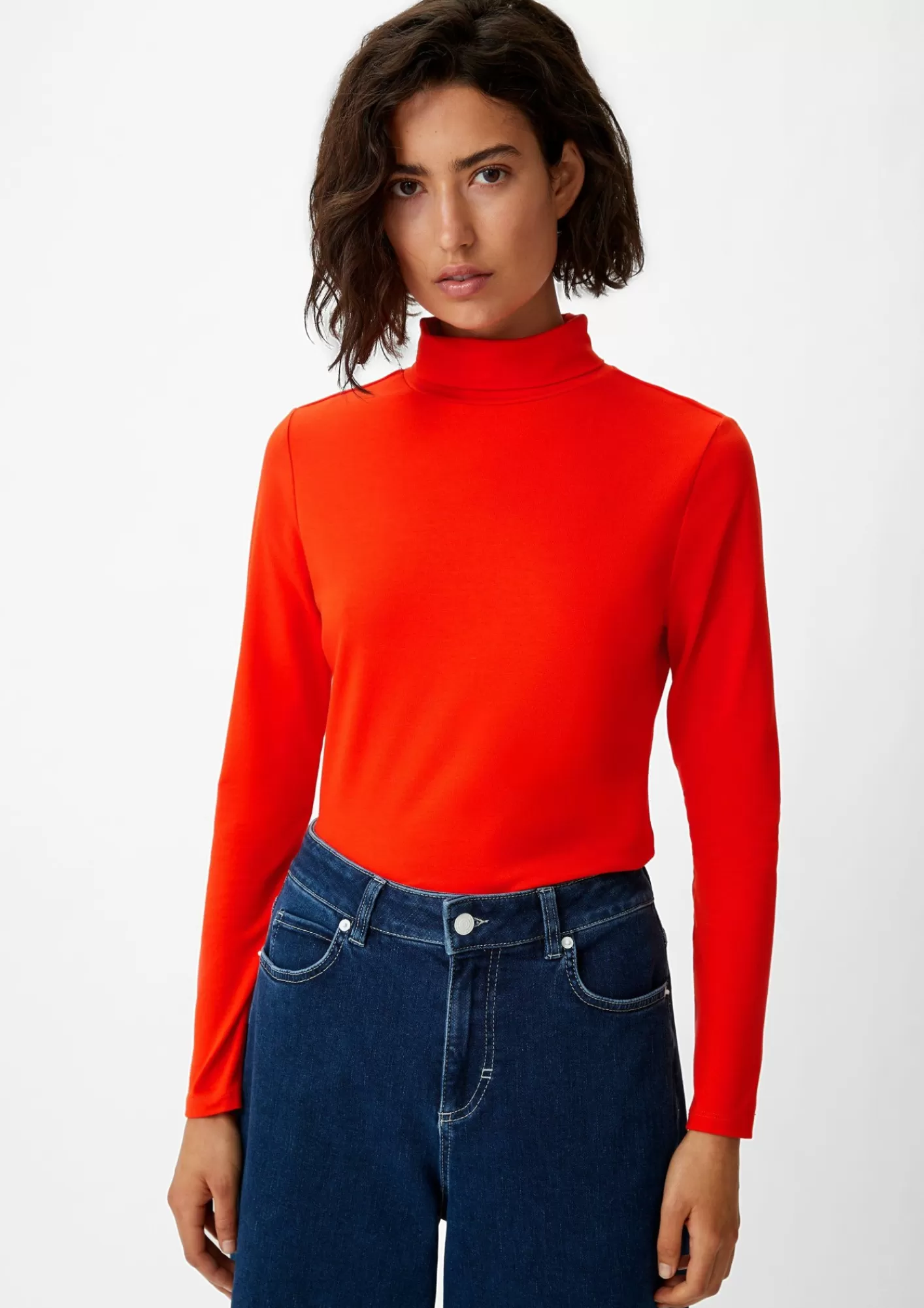 New Comma Longsleeve Aus Baumwollmix