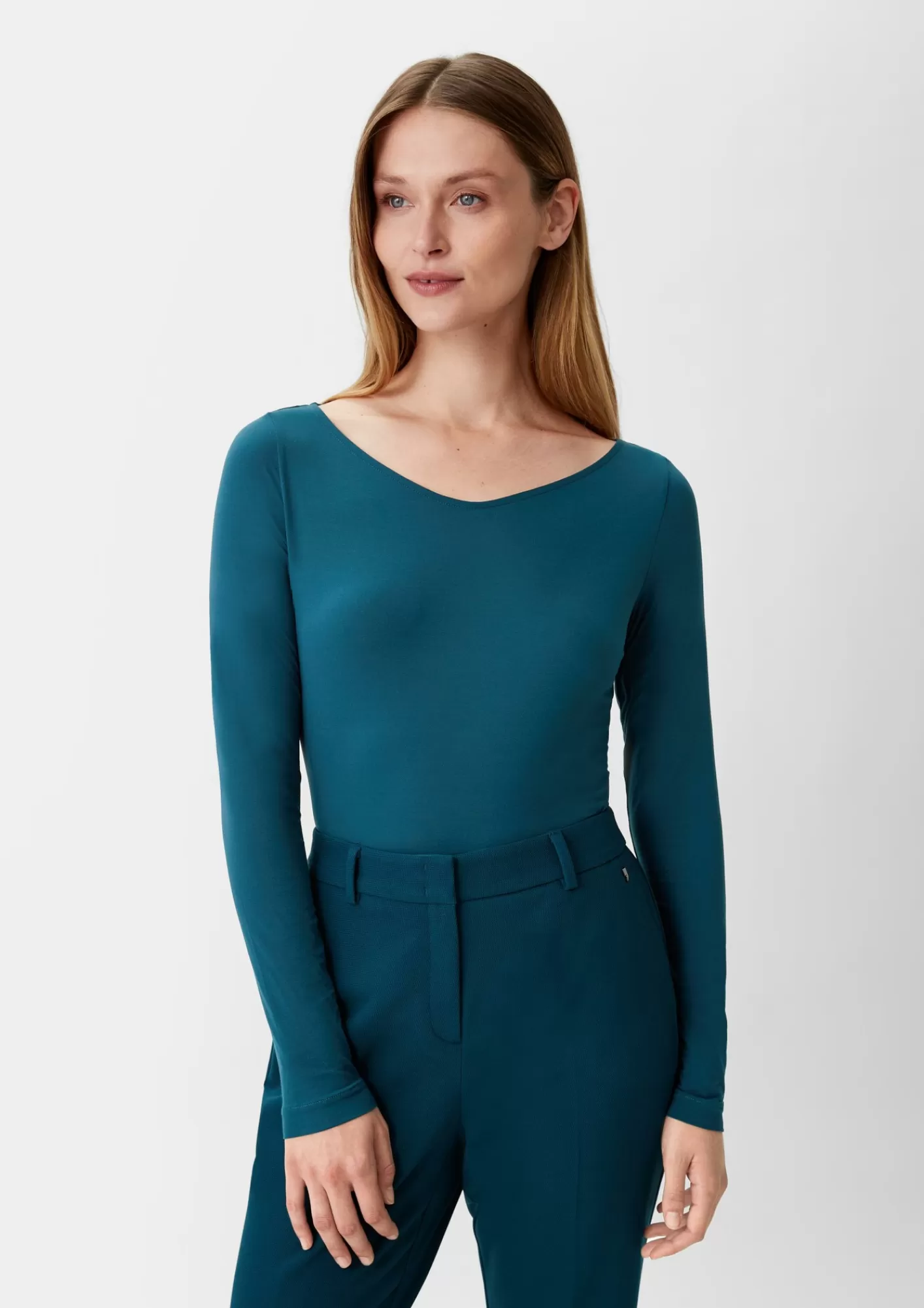 Discount Comma Longsleeve Aus Leichtem Jersey
