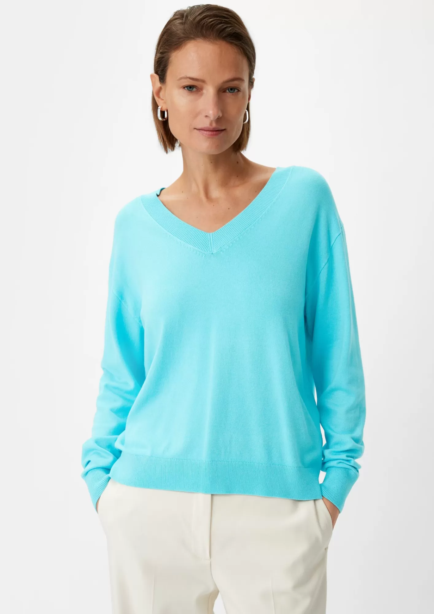 Store Comma Longsleeve Aus Viskosemix