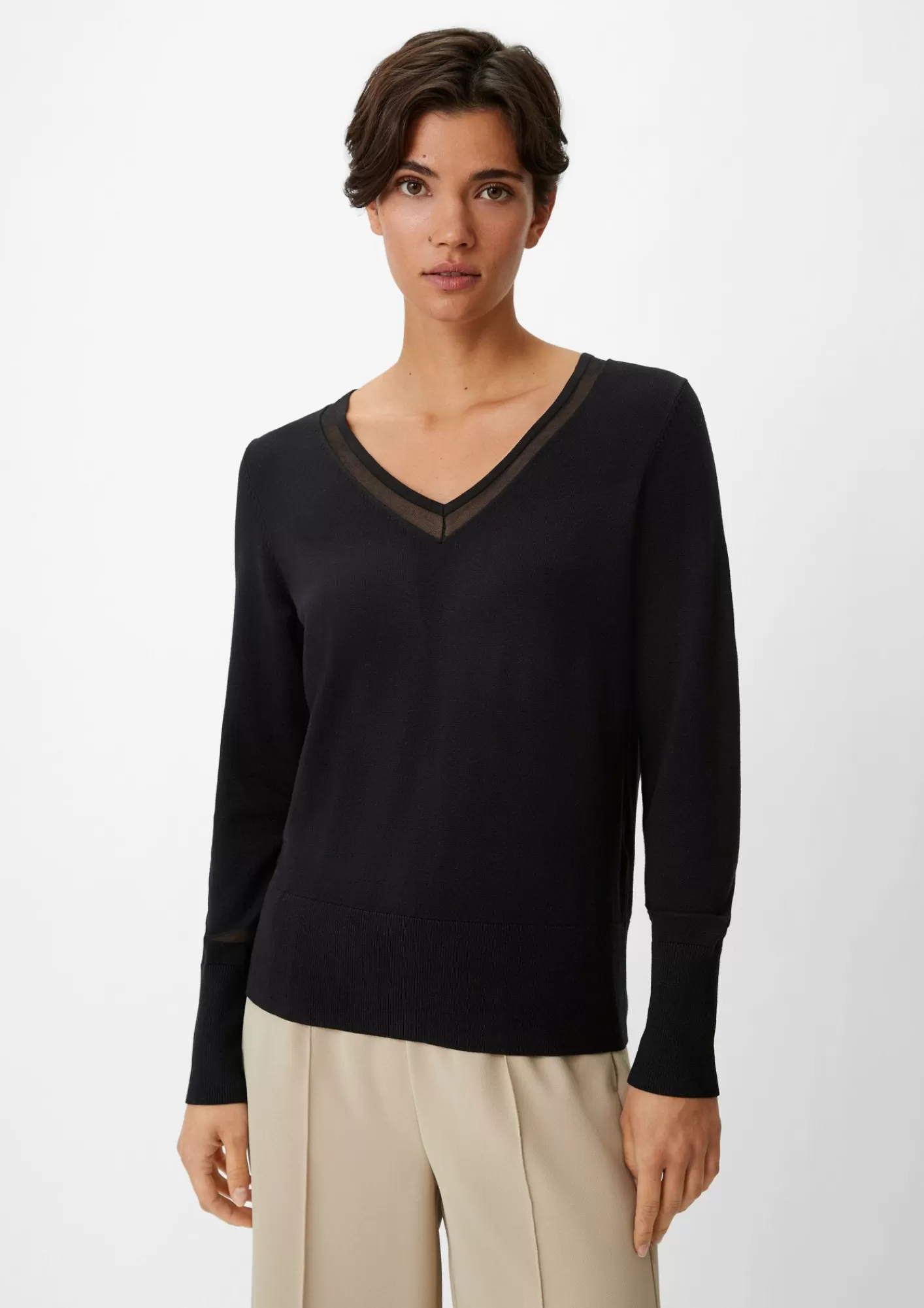 Cheap Comma Longsleeve Aus Viskosemix