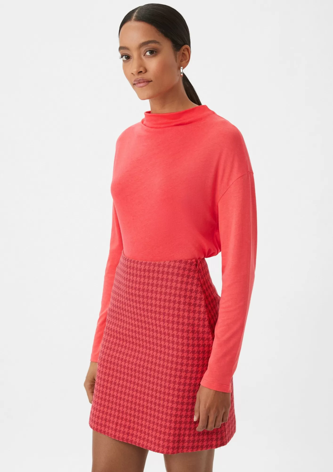 Flash Sale Comma Longsleeve Mit Drapiertem Ausschnitt