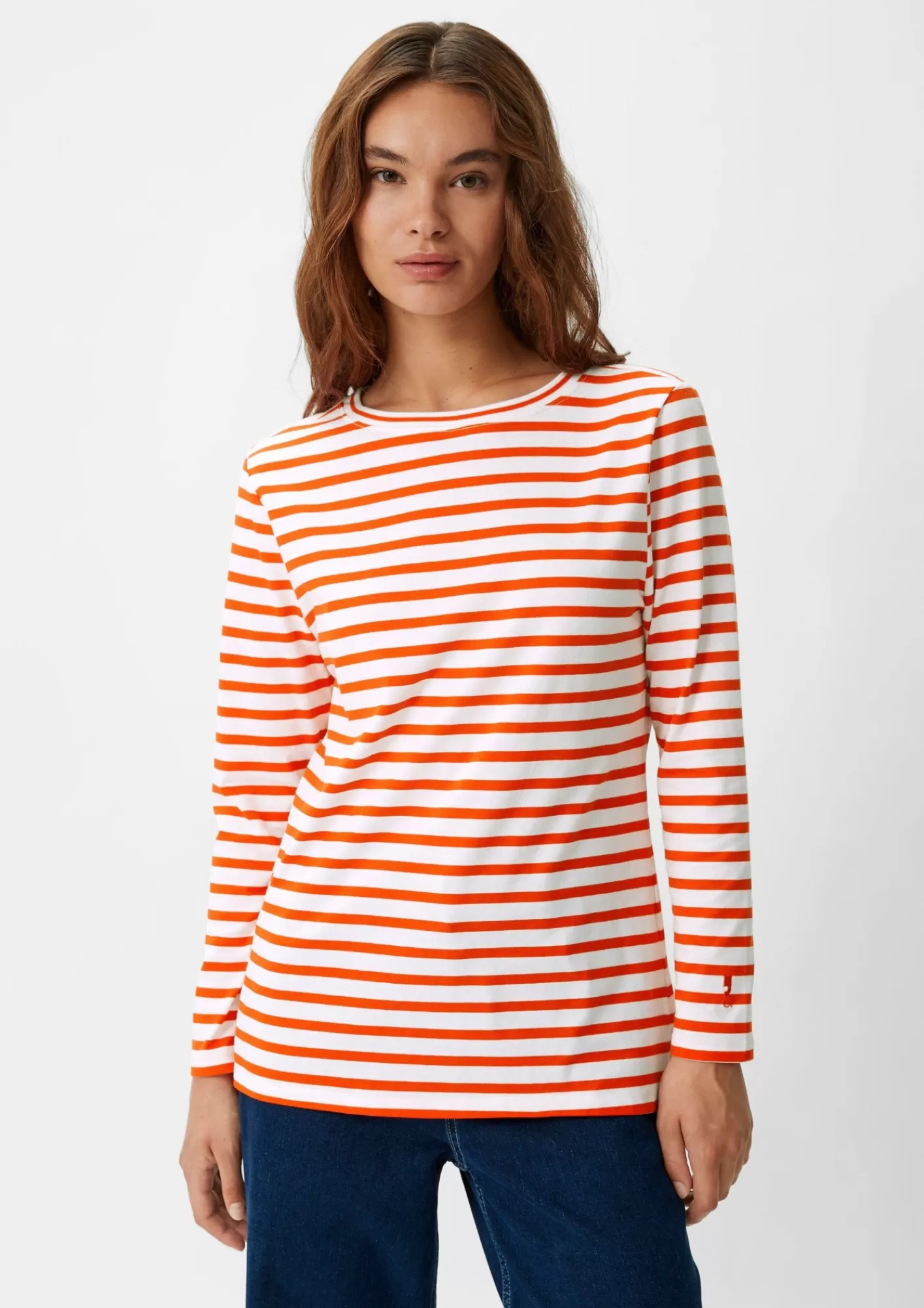 Discount Comma Longsleeve Mit Querstreifen