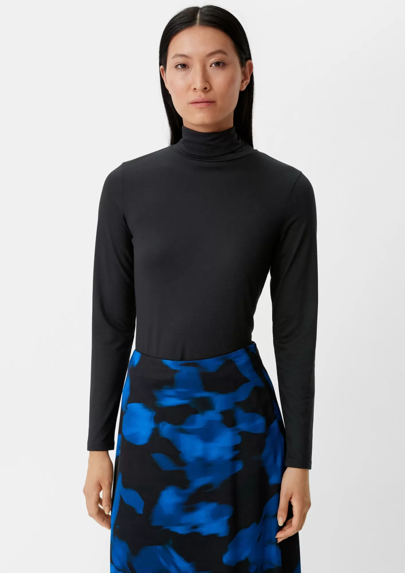 Cheap Comma Longsleeve Mit Rollkragen