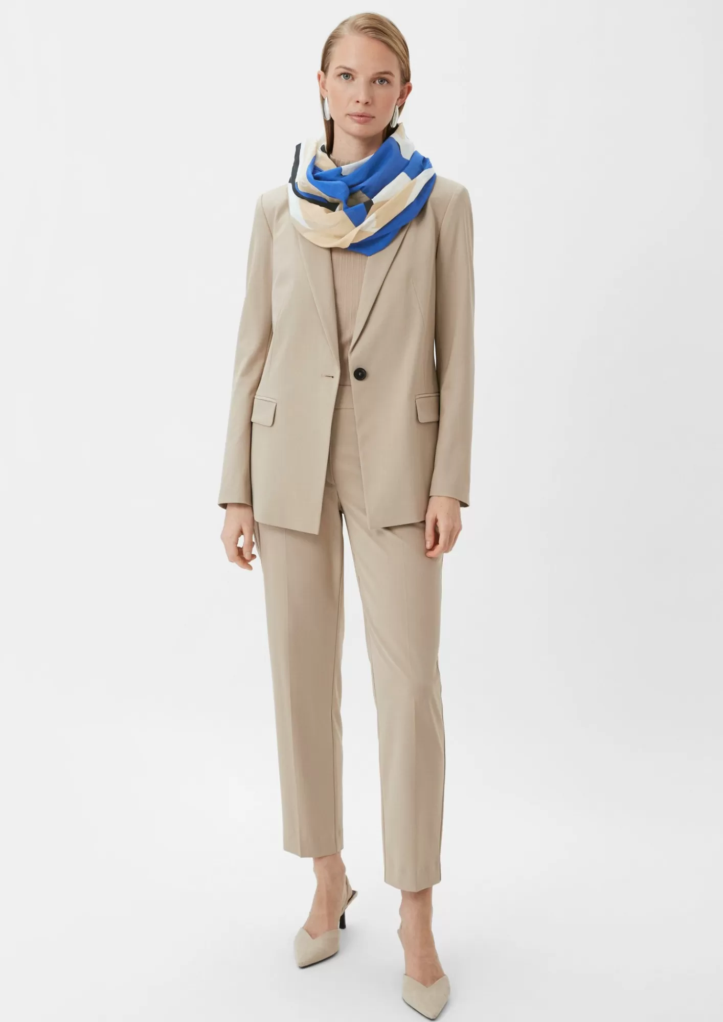Online Comma Loop-Schal Mit All-Over-Print