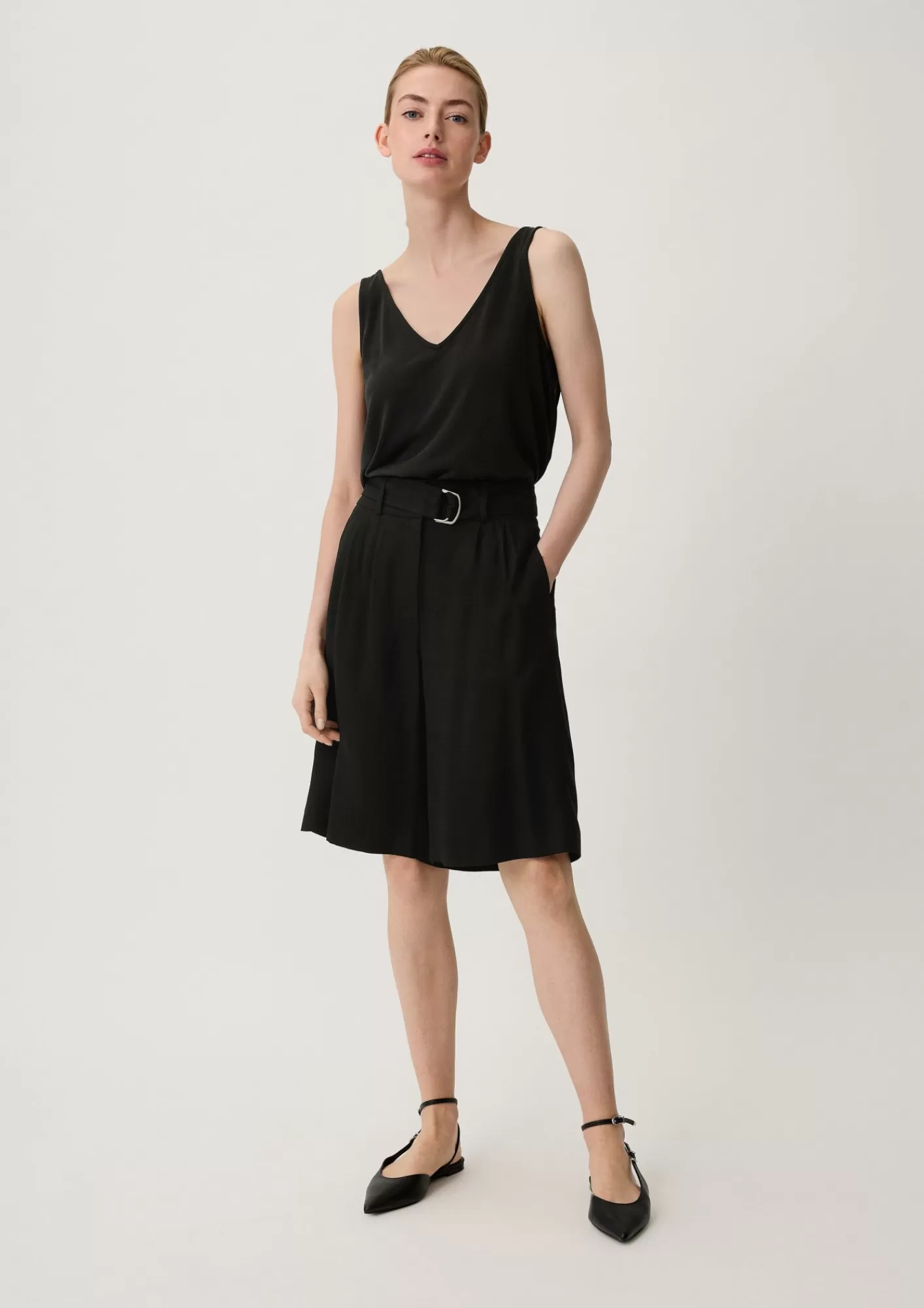 Discount Comma Loose: Bermuda Aus Twill