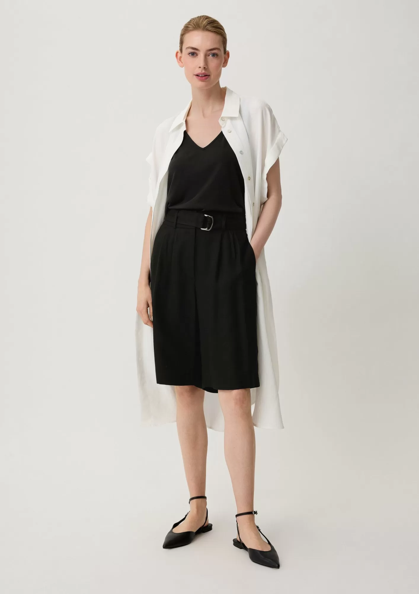 Discount Comma Loose: Bermuda Aus Twill