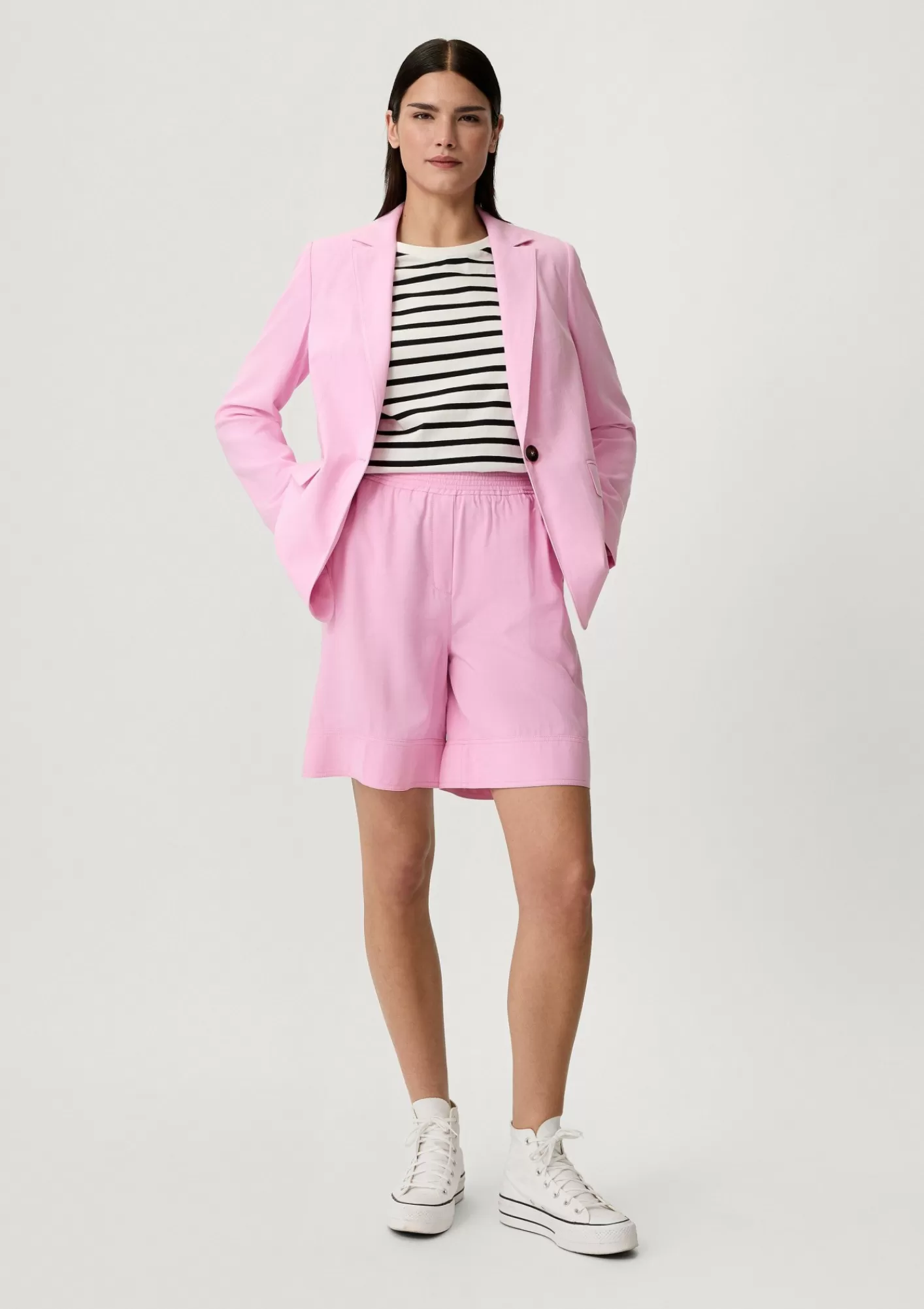 Outlet Comma Loose: Shorts Aus Twill