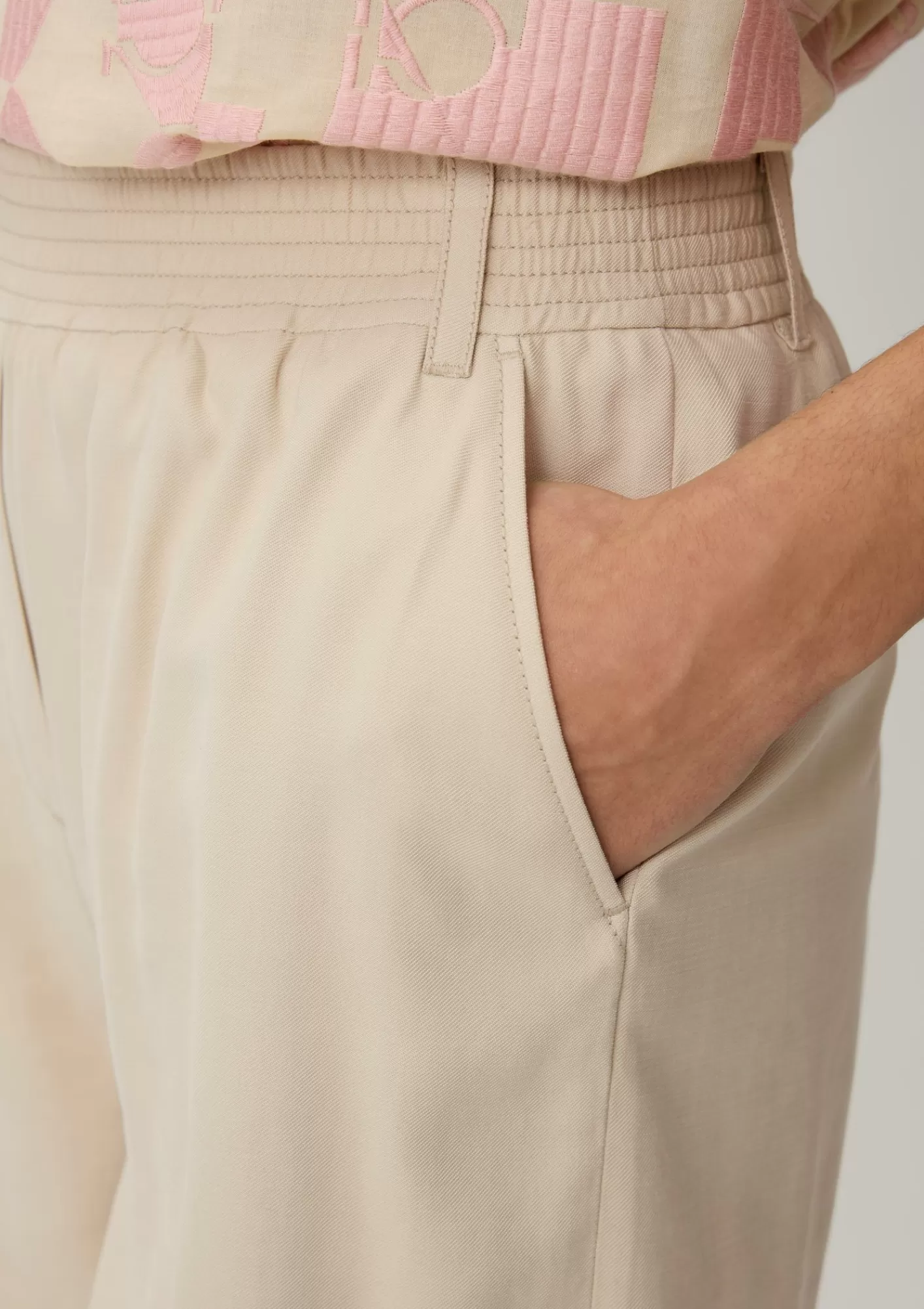 Store Comma Loose: Shorts Aus Twill