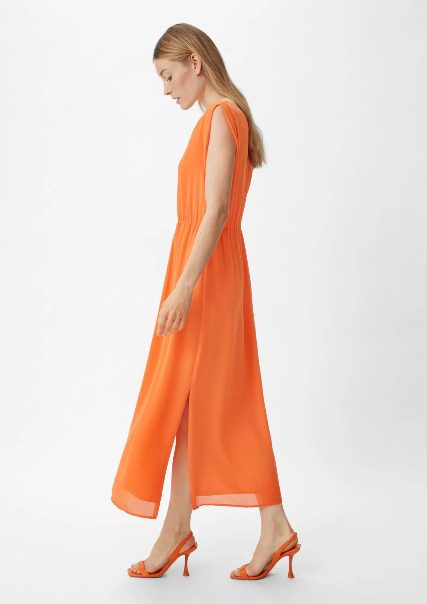 Shop Comma Maxikleid Aus Chiffon