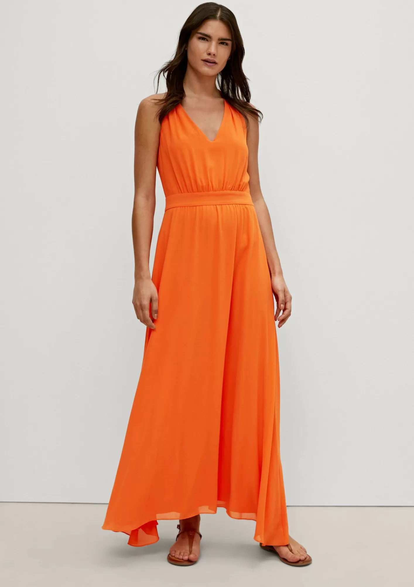 Outlet Comma Maxi-Kleid Mit Allover-Muster