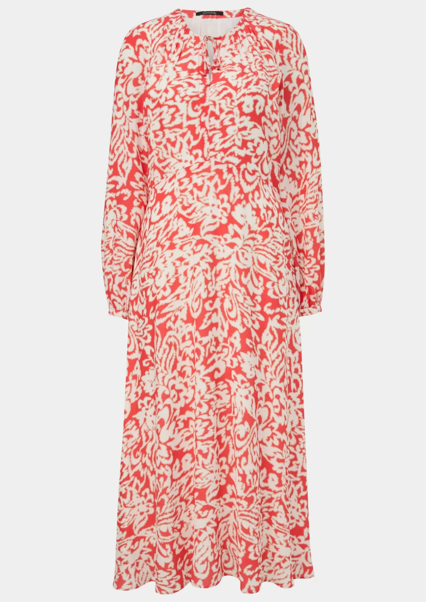 Shop Comma Maxikleid Mit Crepestruktur