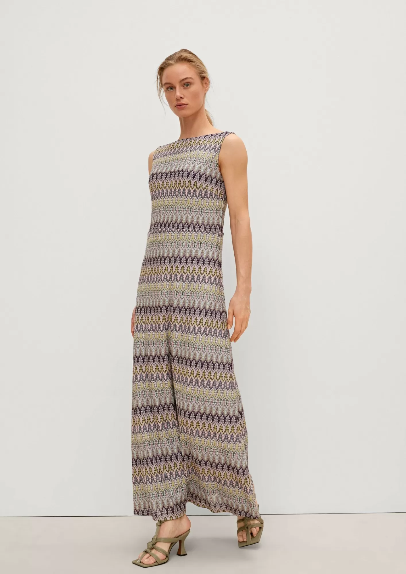Outlet Comma Maxikleid Mit Ethnomuster