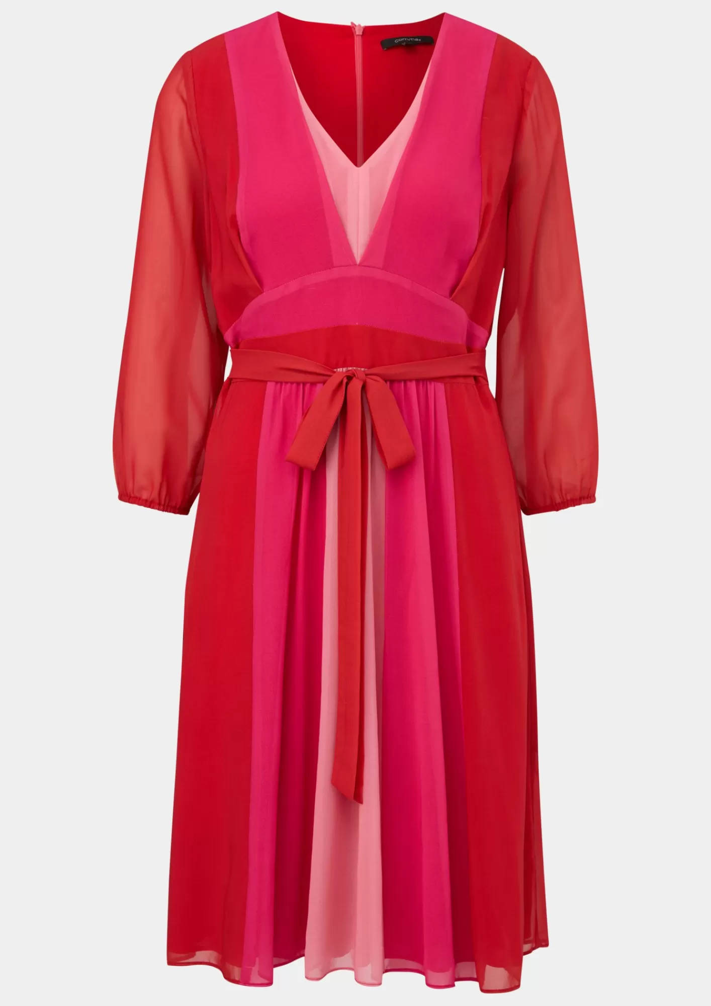 Best Comma Midikleid Mit Bindegurtel