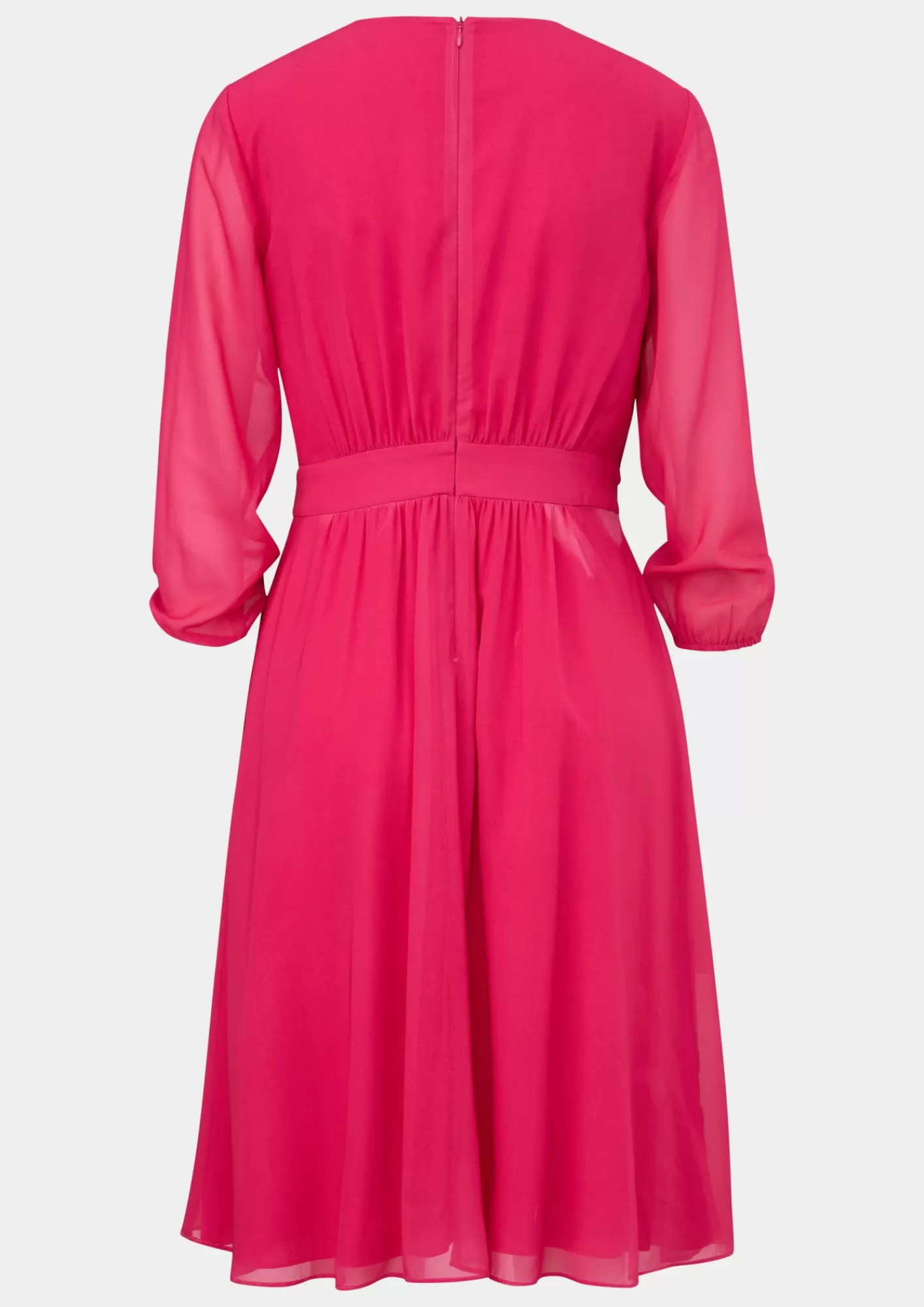 New Comma Midikleid Mit Bindegurtel