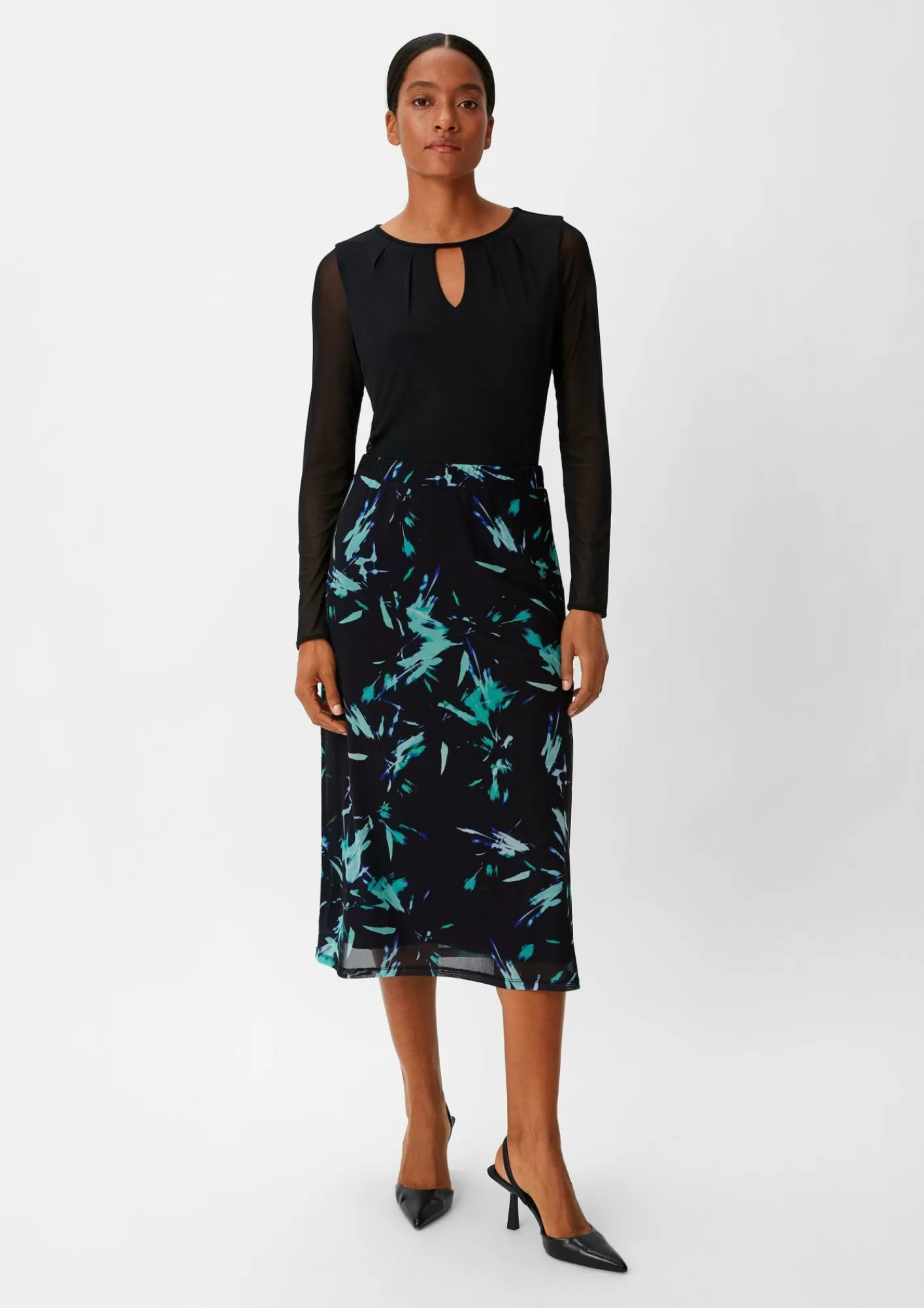 Cheap Comma Midirock Im Slim Fit