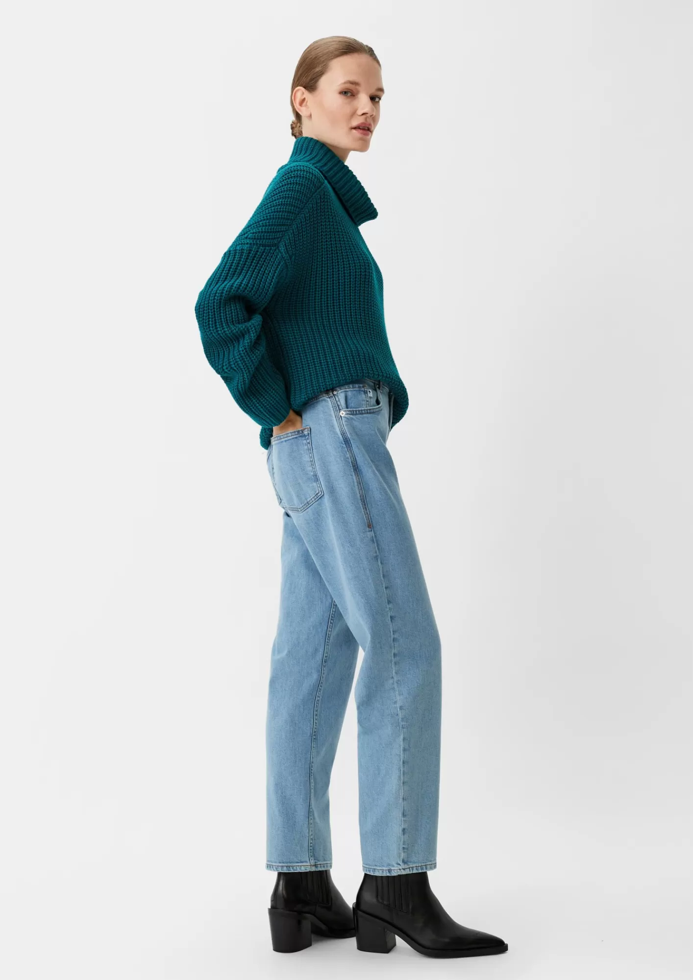 Outlet Comma Mom Fit: Jeans Mit Schmalem Bein
