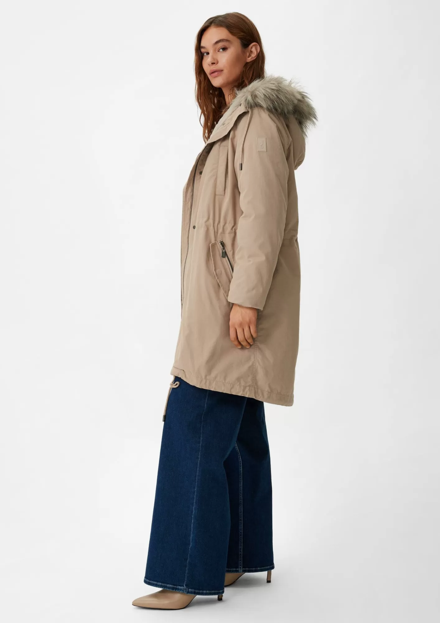 Sale Comma Parka Mit Abnehmbarem Kunstfell
