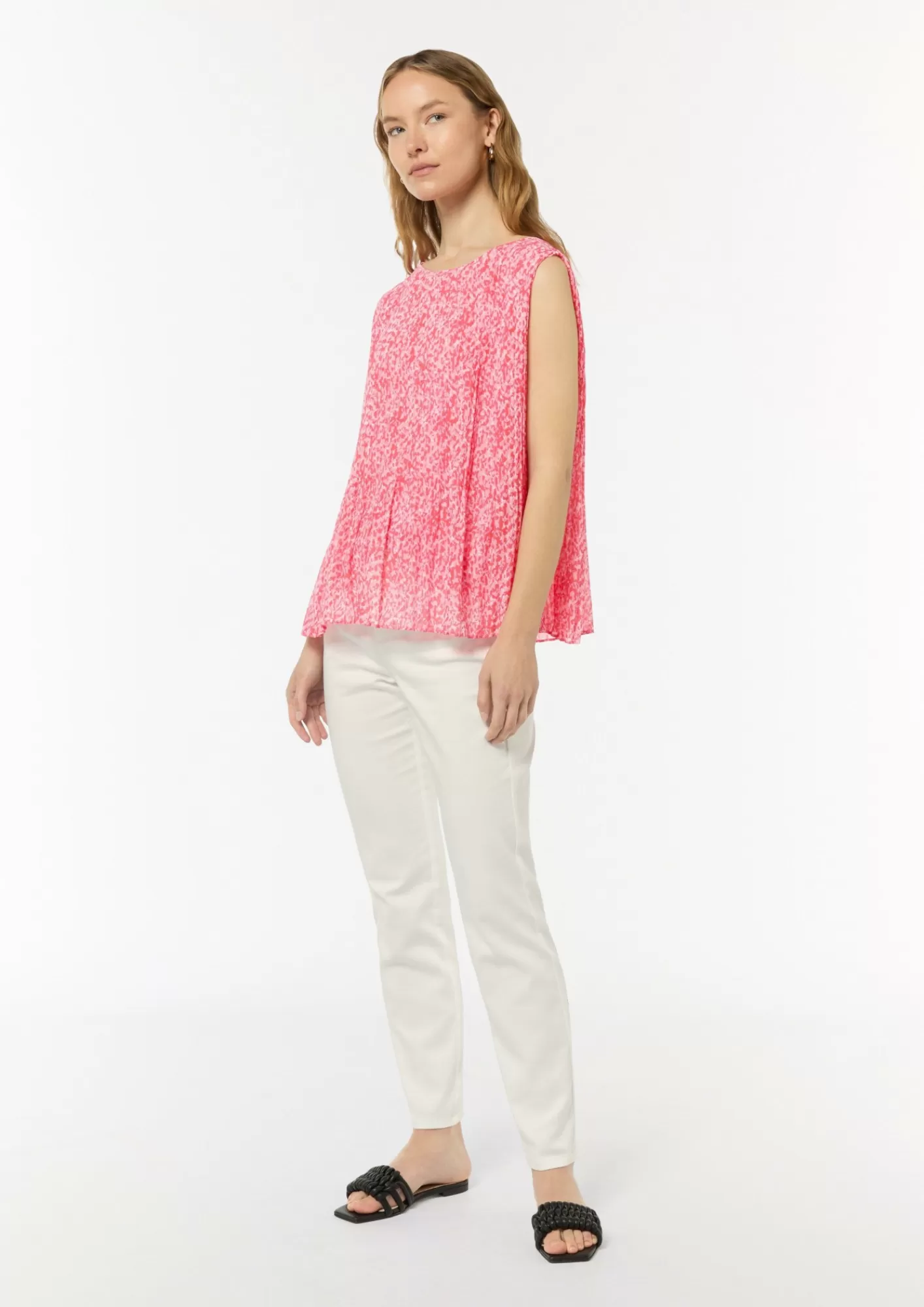 Best Sale Comma Plissierte Chiffonbluse