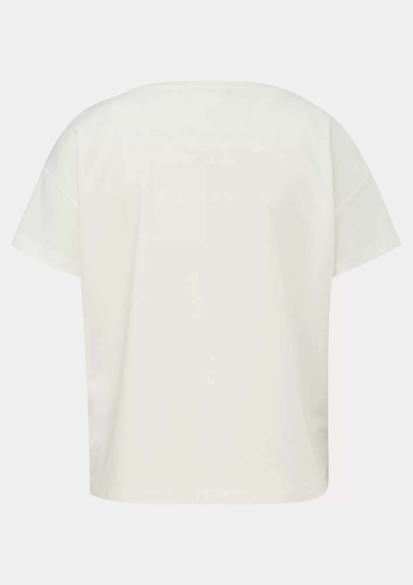 Shop Comma Printshirt Aus Baumwollmix Im Boxy Cut
