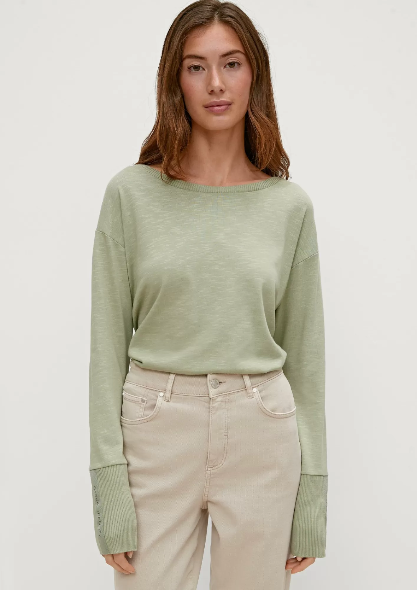 New Comma Pullover Aus Feinstrick