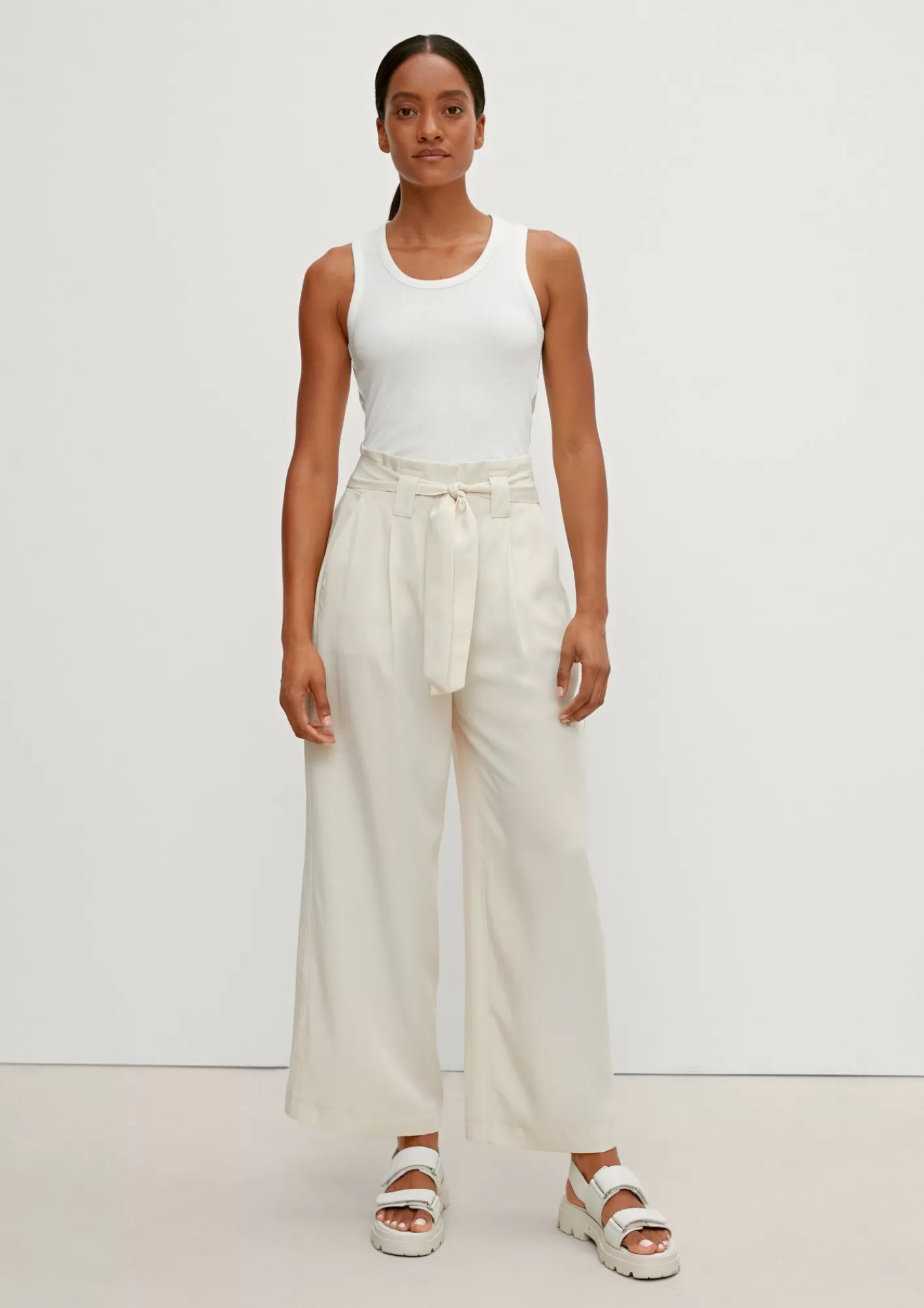 Best Sale Comma Regular: 7/8-Hose Aus Lyocell