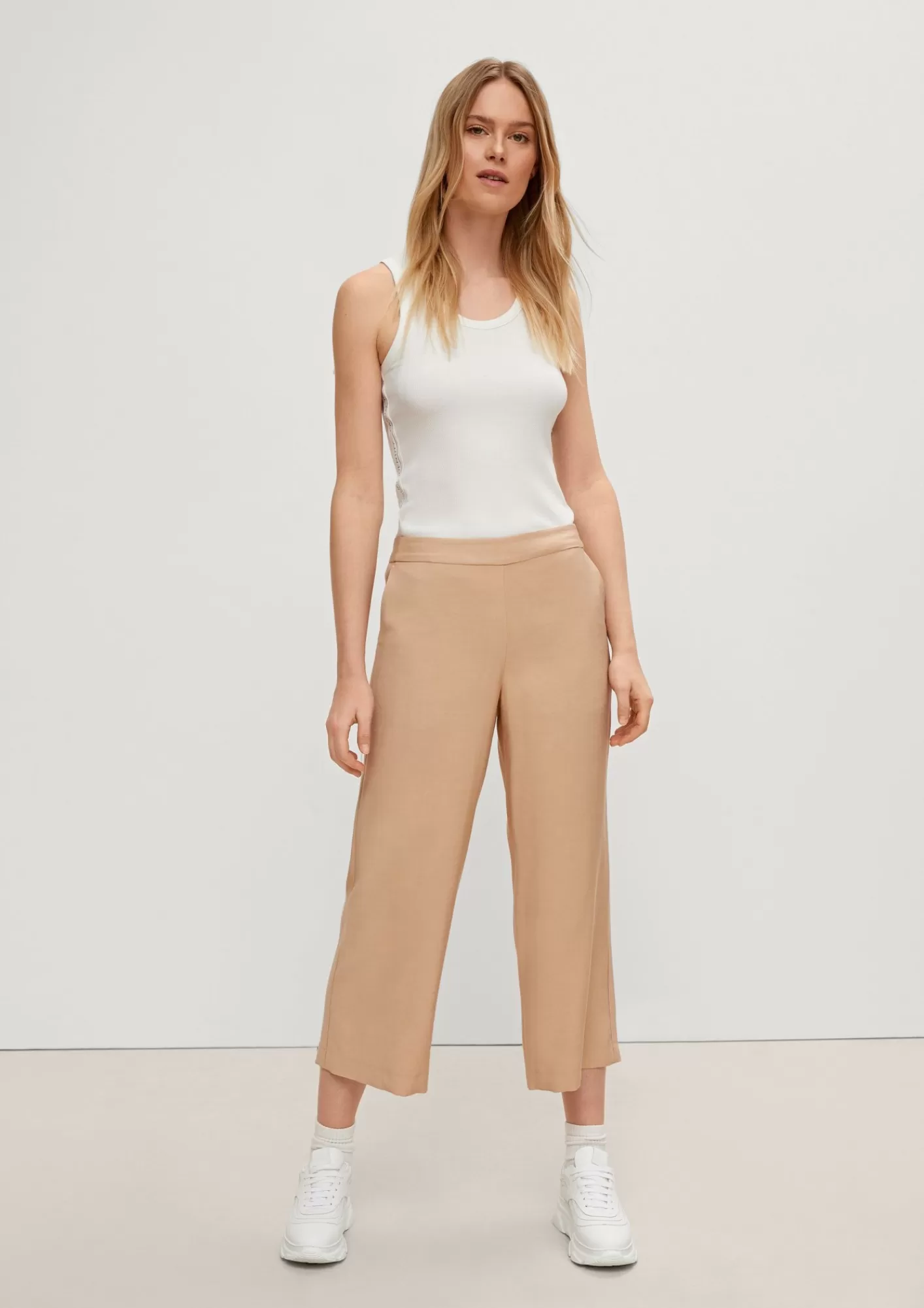 Store Comma Regular: Culotte Mit Logo-Bund