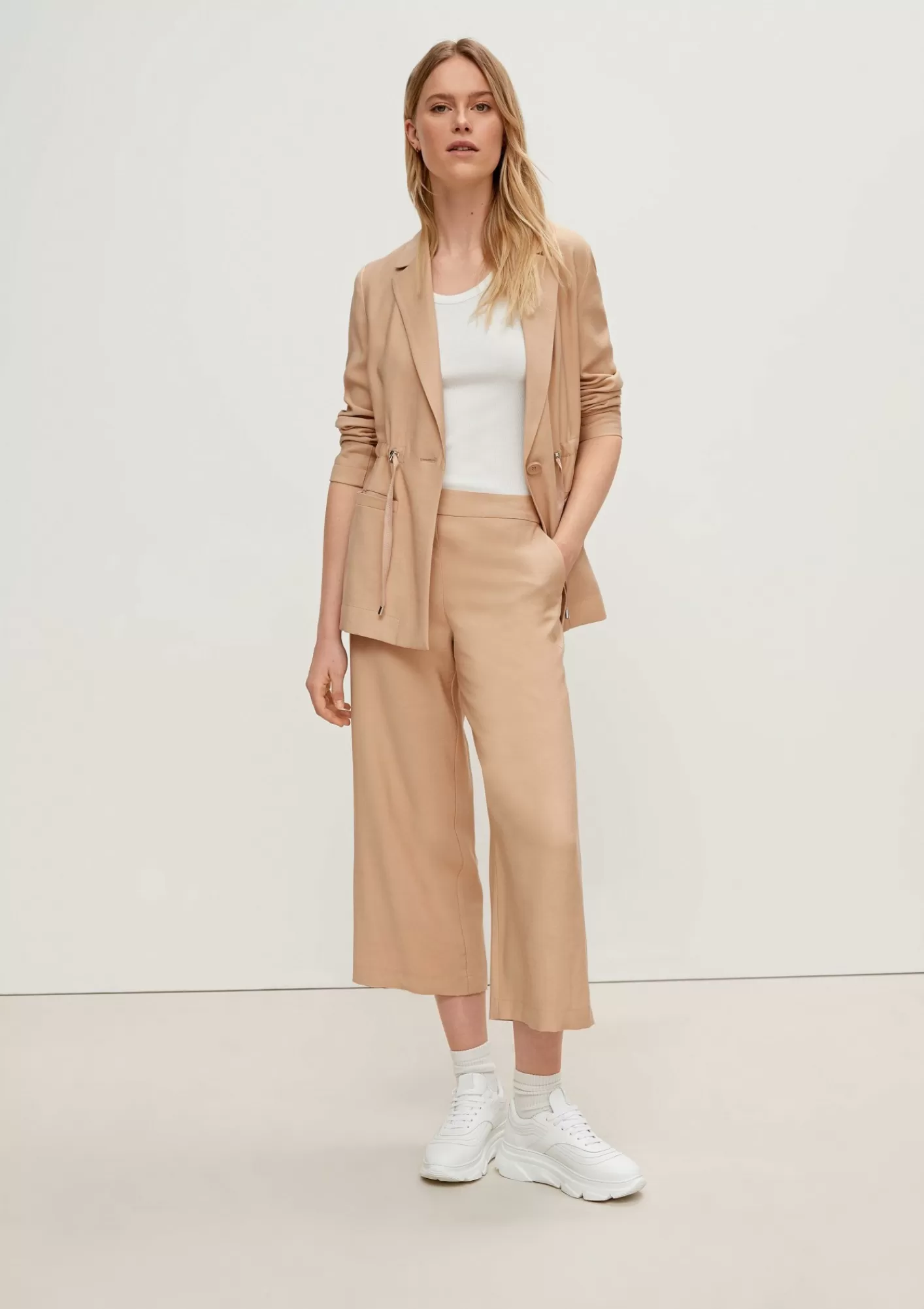 Store Comma Regular: Culotte Mit Logo-Bund