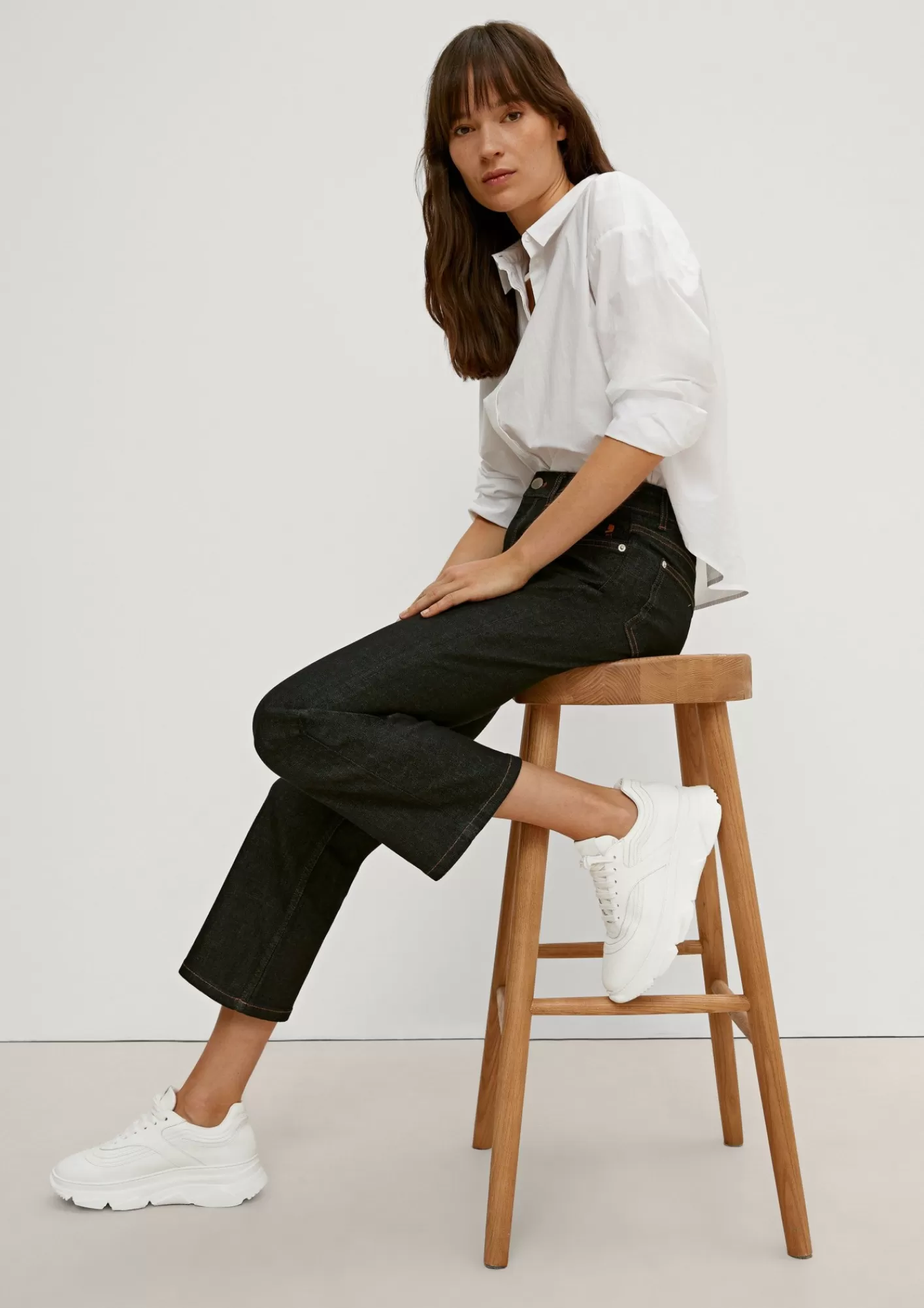 Store Comma Regular: Flared Leg-Jeans