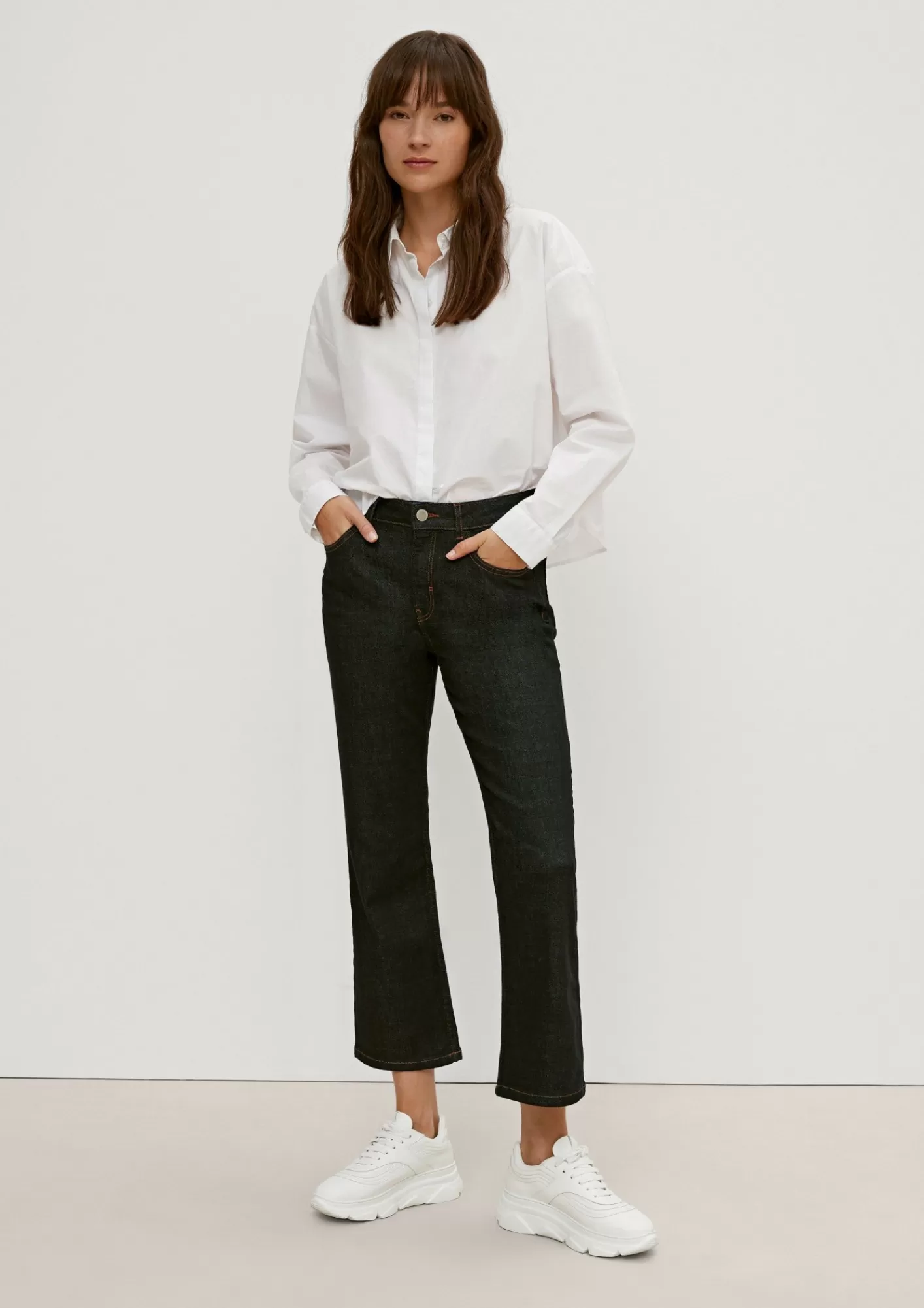 Store Comma Regular: Flared Leg-Jeans