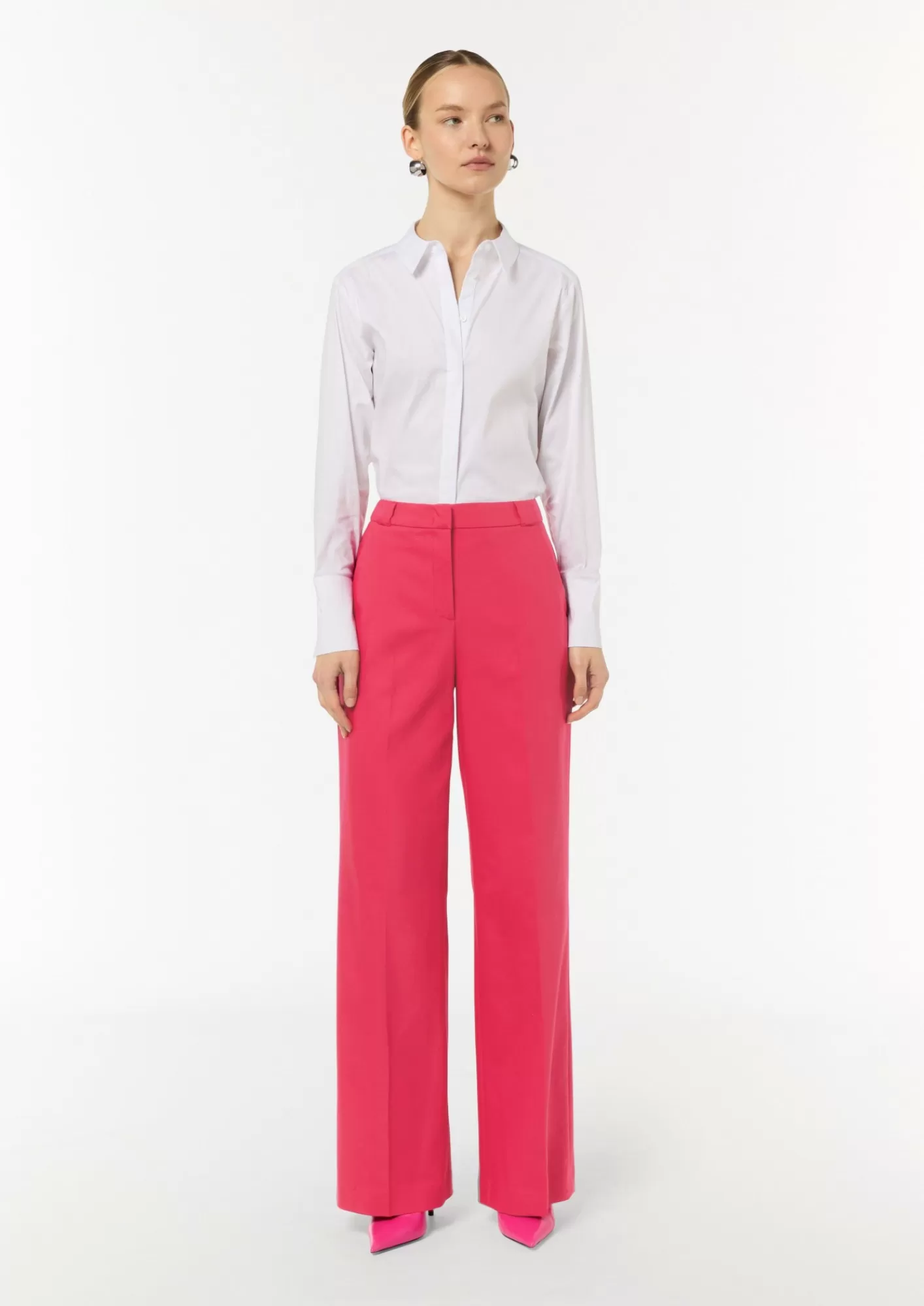 Store Comma Regular: Hose Aus Baumwollmix