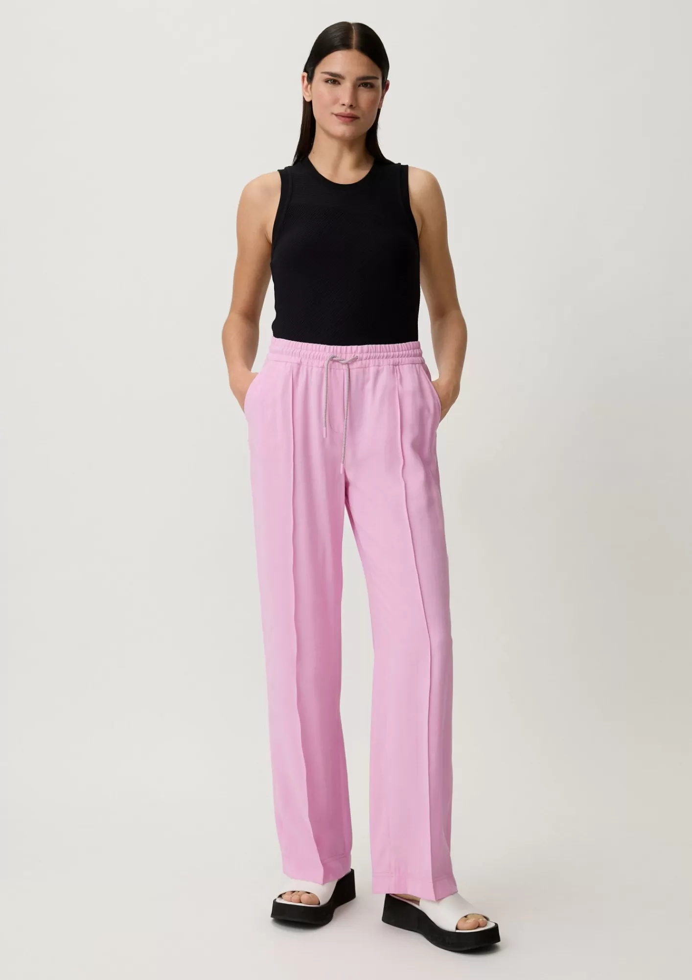Shop Comma Regular: Hose Aus Twill