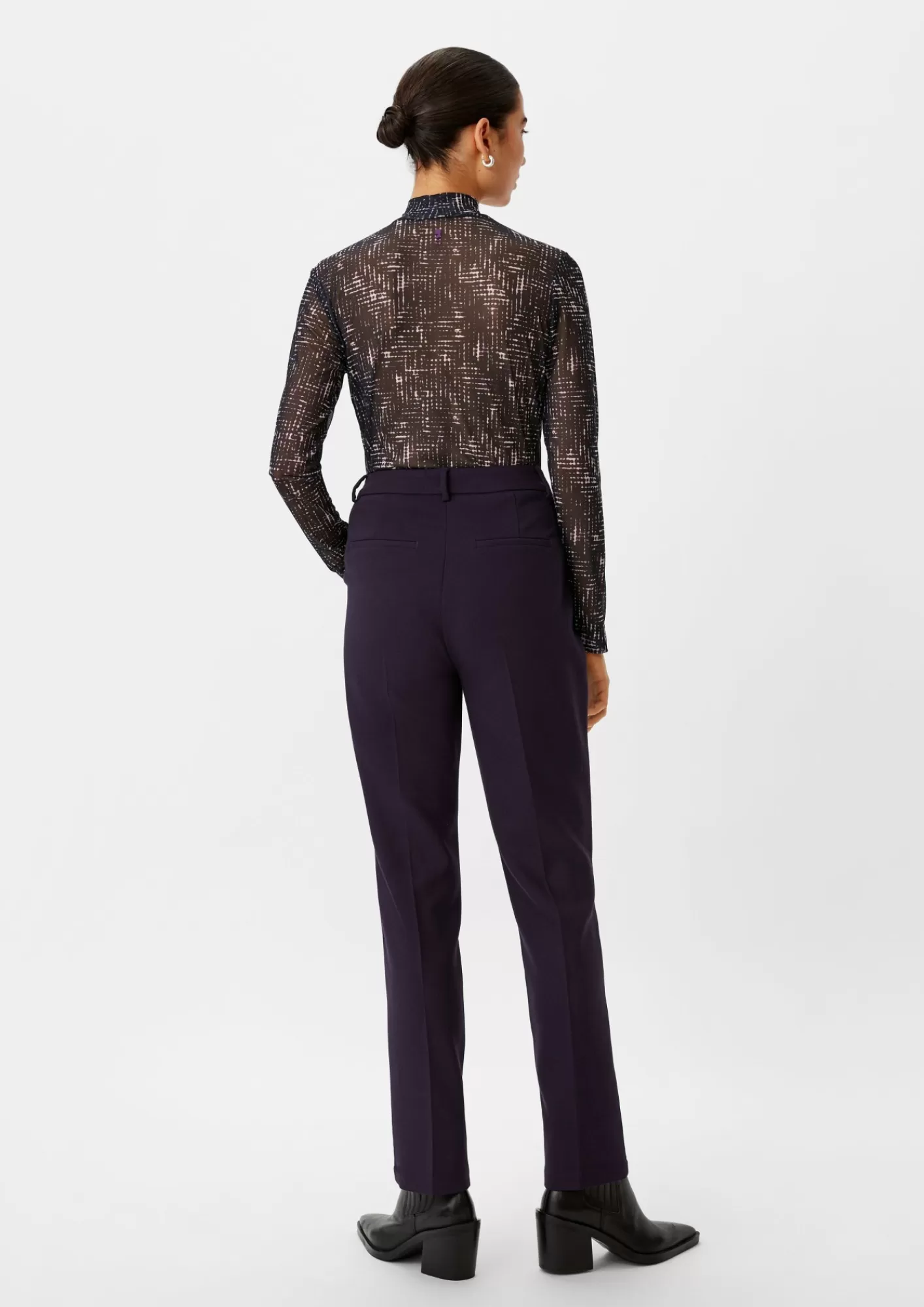 Shop Comma Regular: Hose Aus Viskosemix