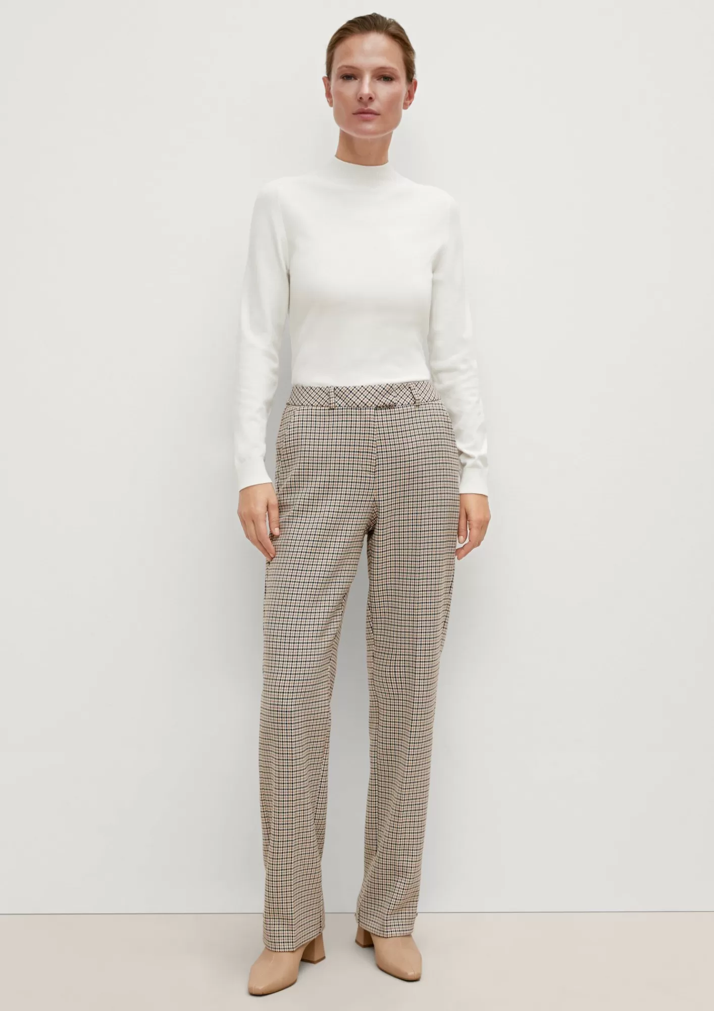 Cheap Comma Regular: Hose Im Glencheck-Muster