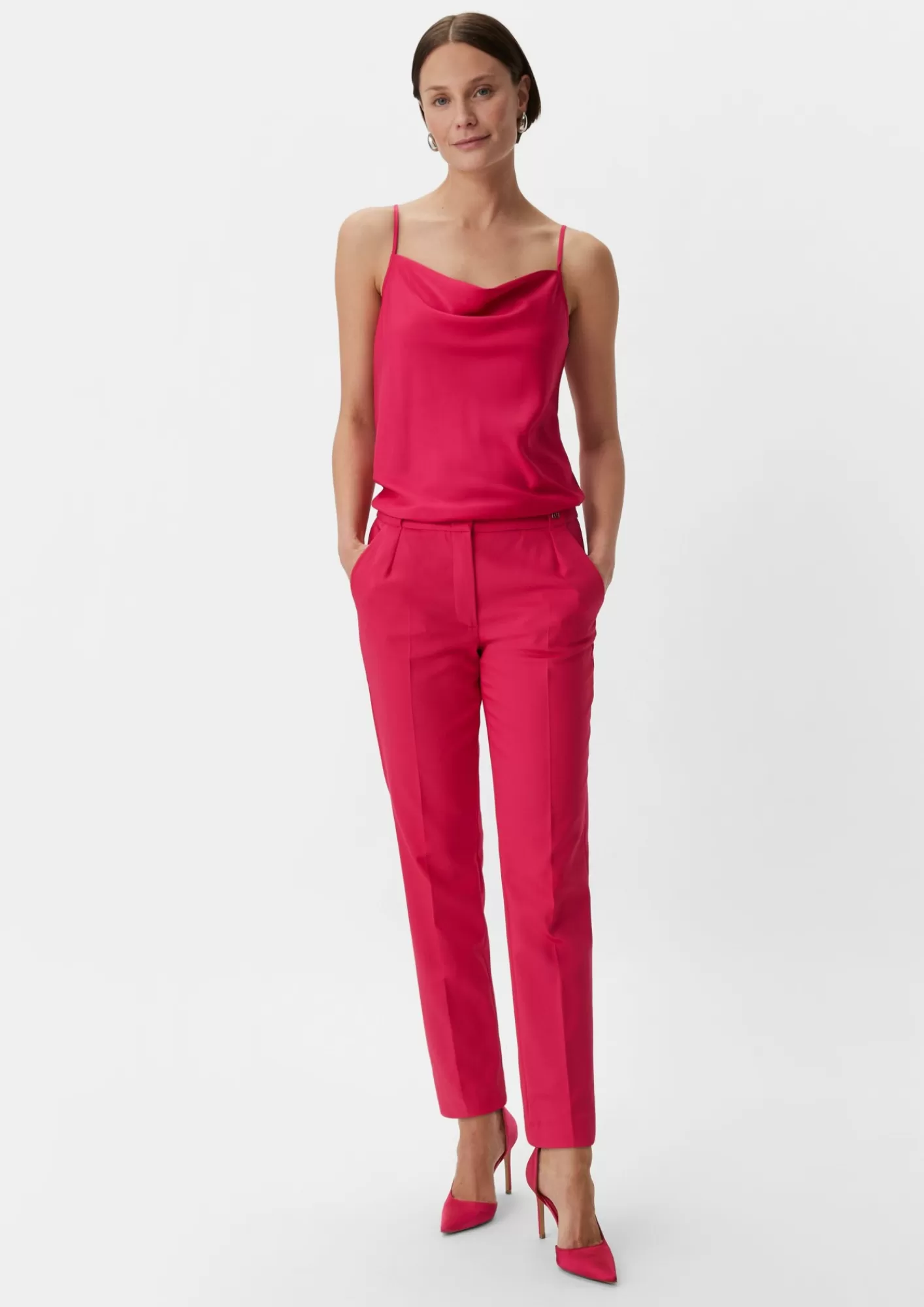 Outlet Comma Regular: Hose Mit Bugelfalten