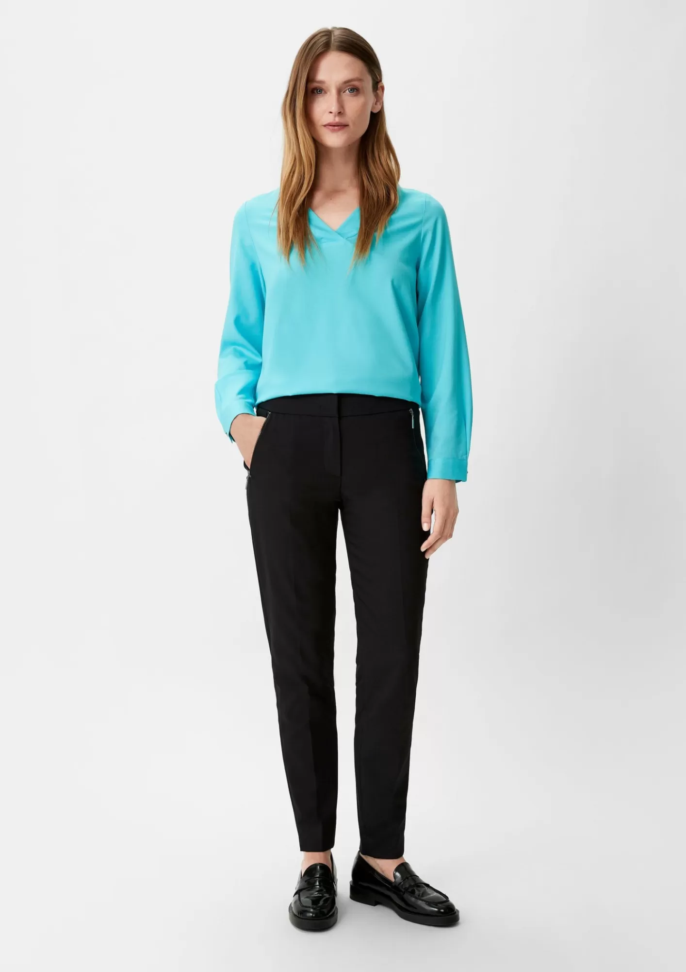 Sale Comma Regular: Hose Mit Bugelfalten