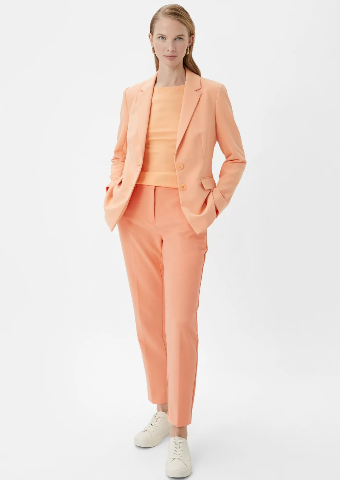 Fashion Comma Regular: Hose Mit Bugelfalten
