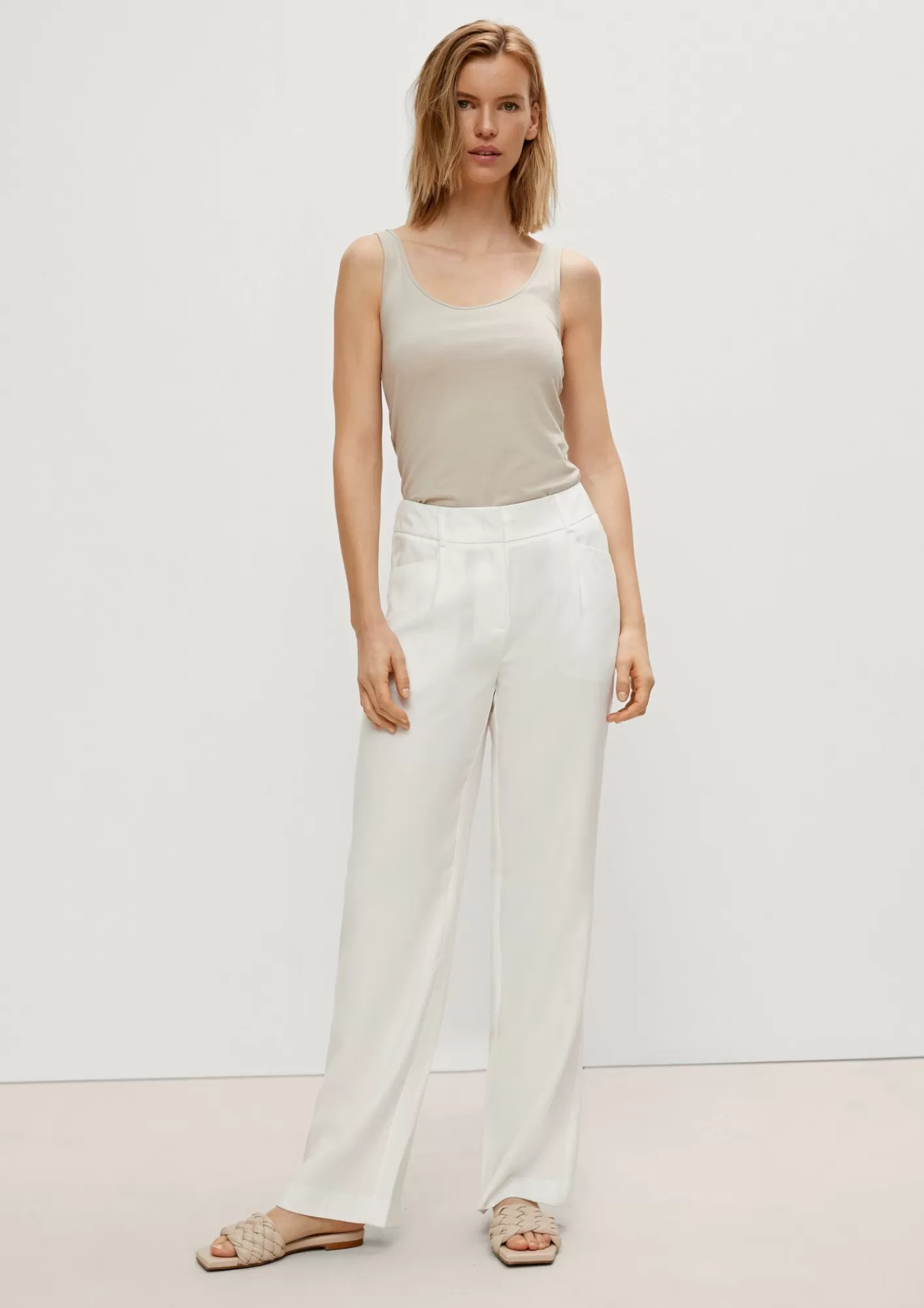 New Comma Regular: Hose Mit Bugelfalten